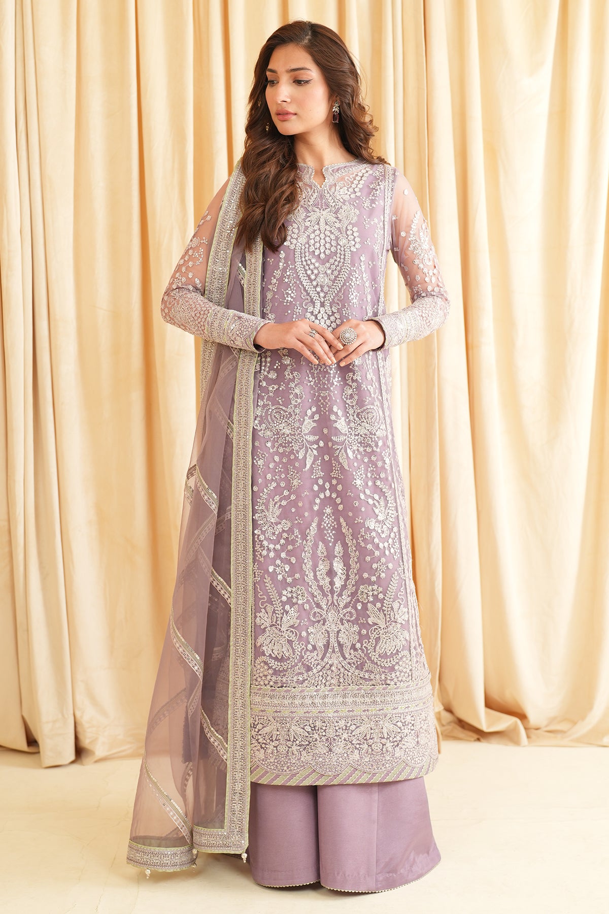 Pakistani Formal Dresses Chiffon Raw Silk Net Organza