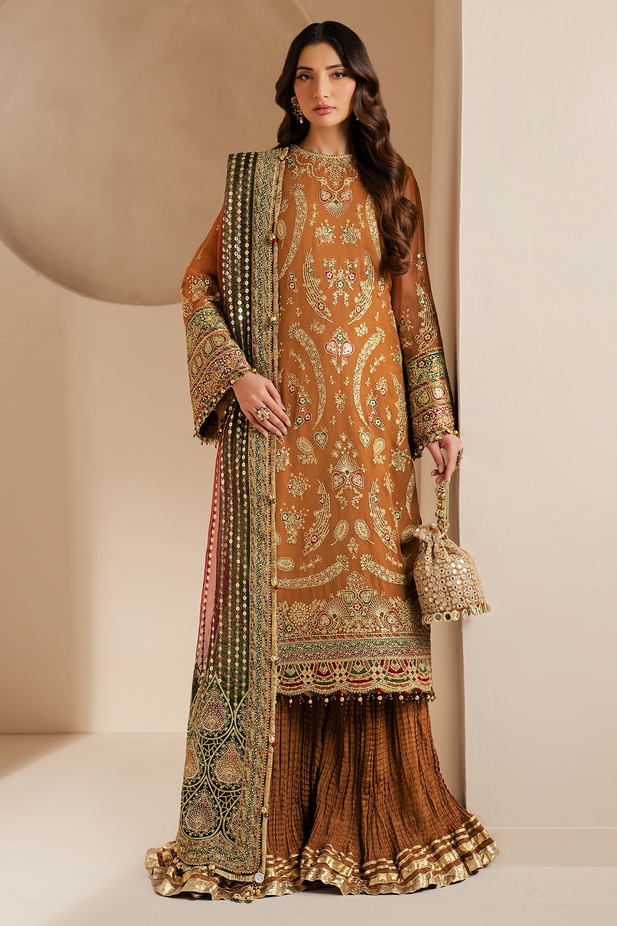 EMBROIDERED CHIFFON WF'25-08