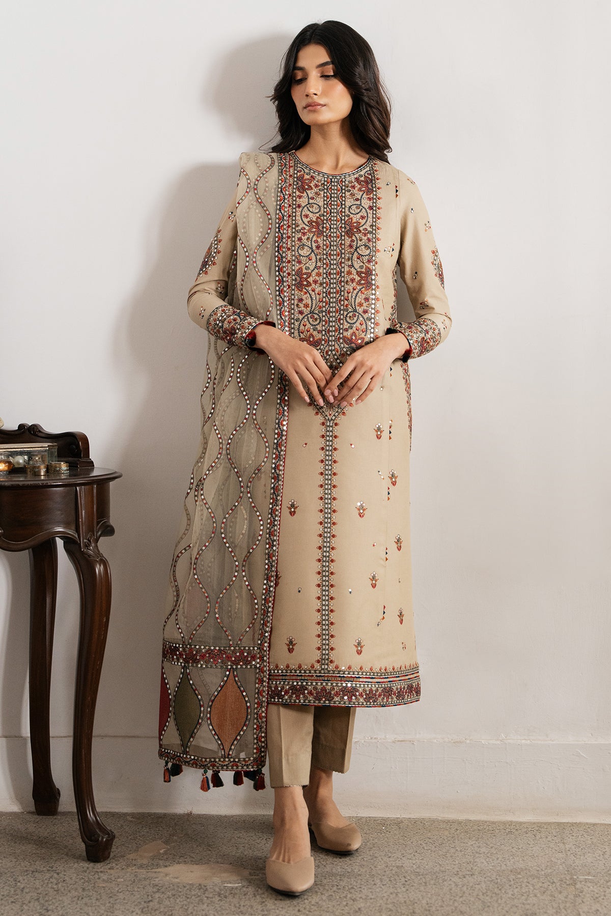 EMBROIDERED LAWN RTW-1183