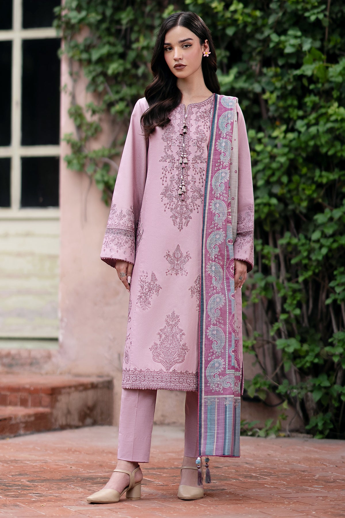 EMBROIDERED KHADDAR UW-0061