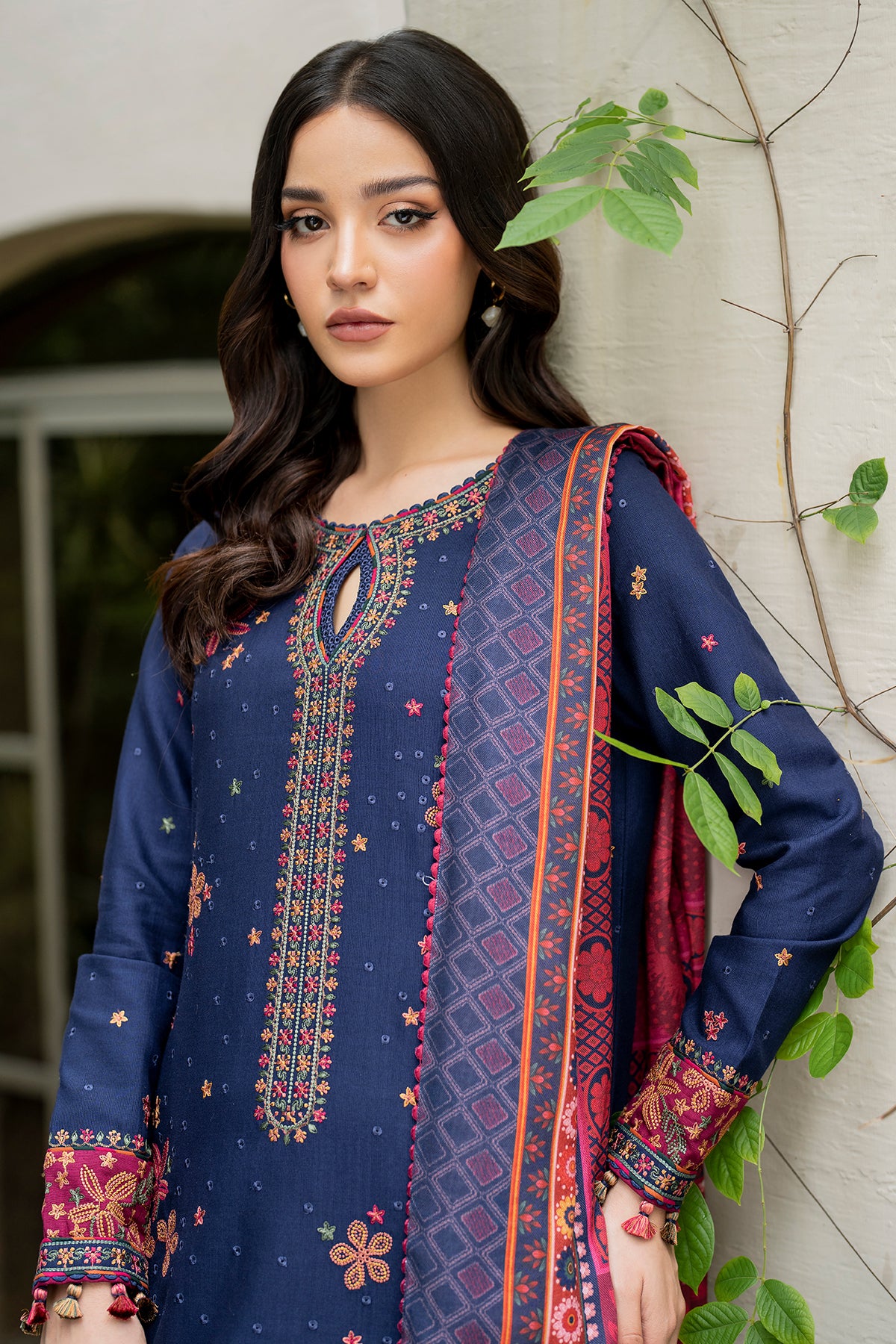 EMBROIDERED KHADDAR UW-0051