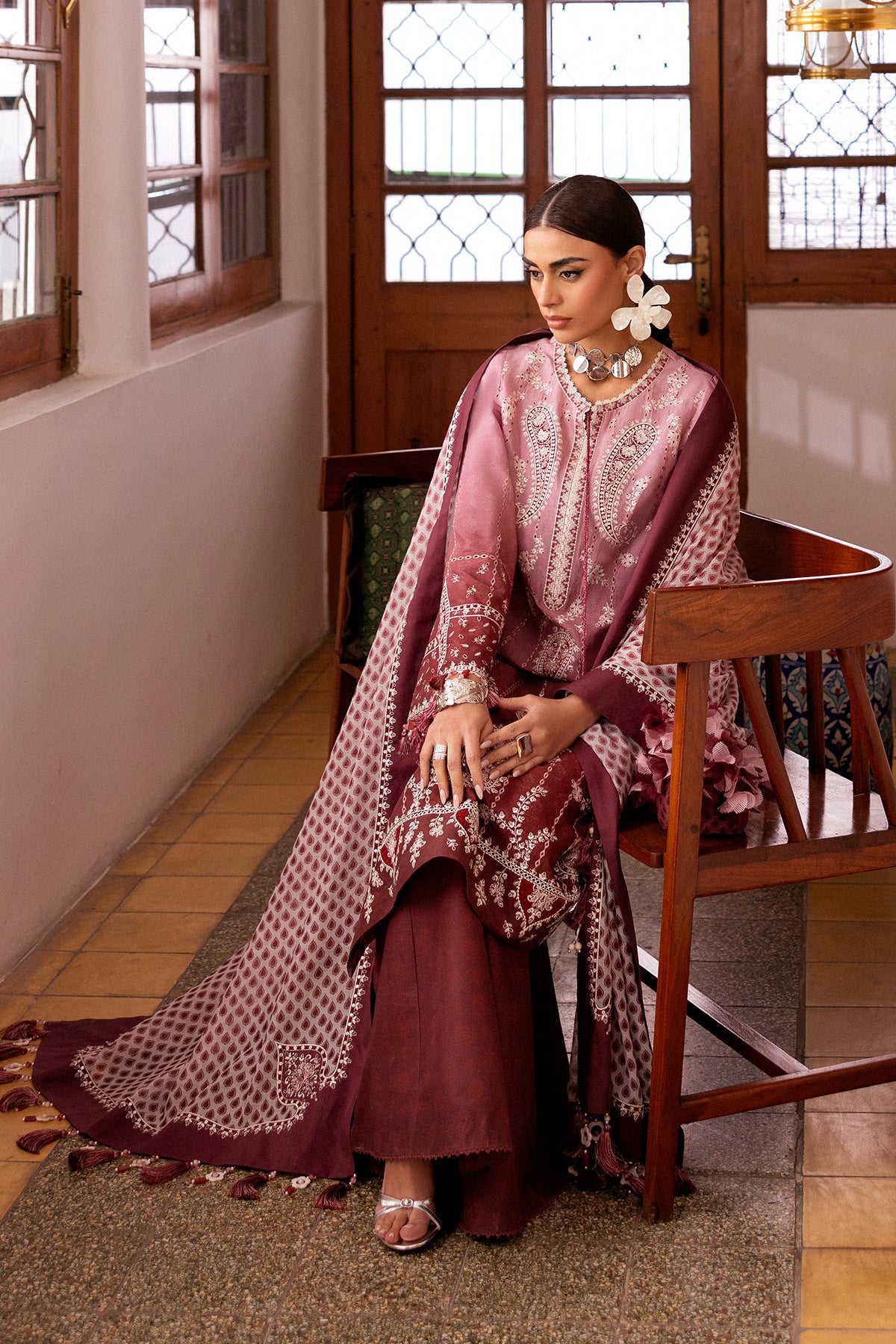 Embroidered Luxury Lawn SL26-D08