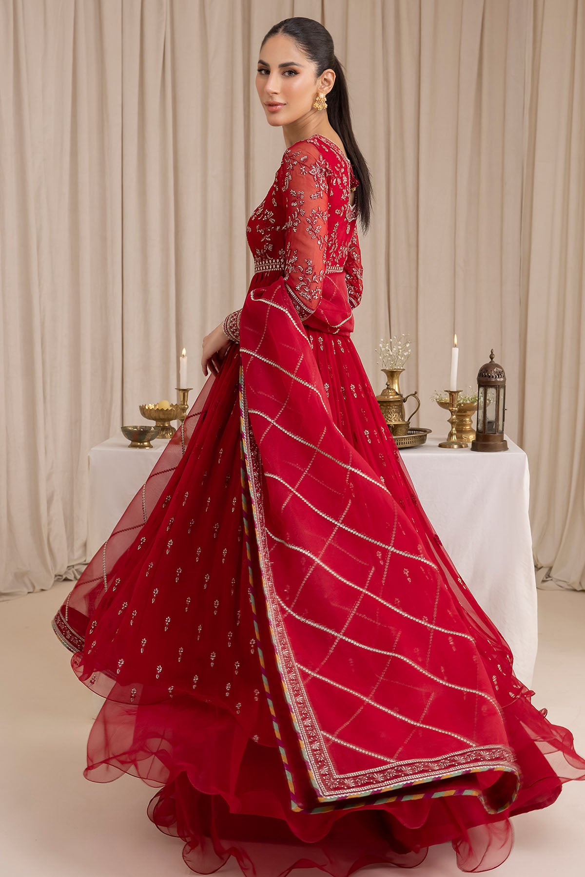 Embroidered Chiffon RTW-1016