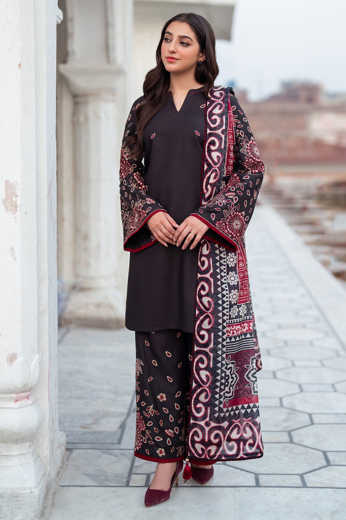 EMBROIDERED PREMIUM VISCOSE RTW-1148