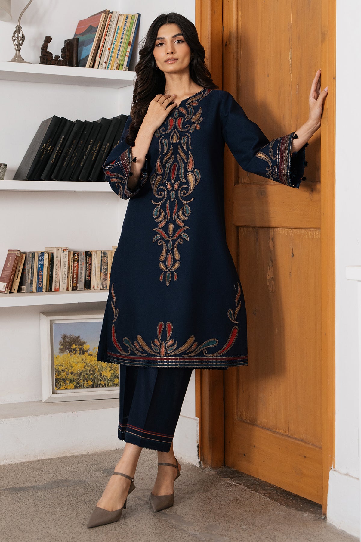 EMBROIDERED DOBBY LAWN RTW-1196