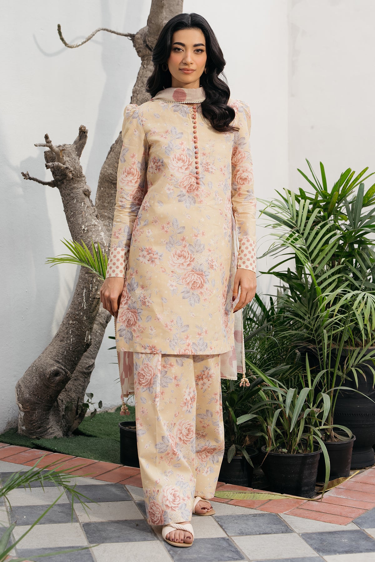 DIGITAL PRINTED LAWN RTW-1195