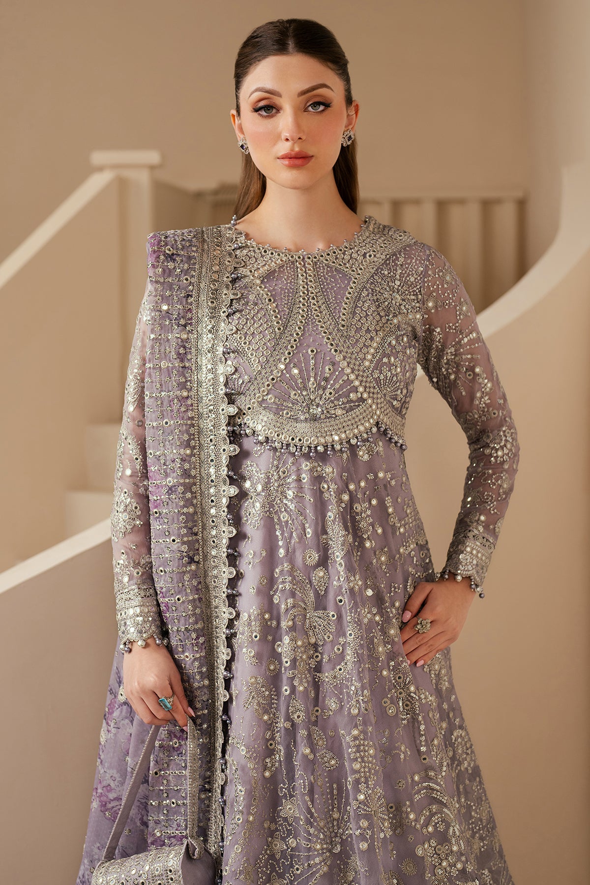 EMBROIDERED CHIFFON WF'25-05