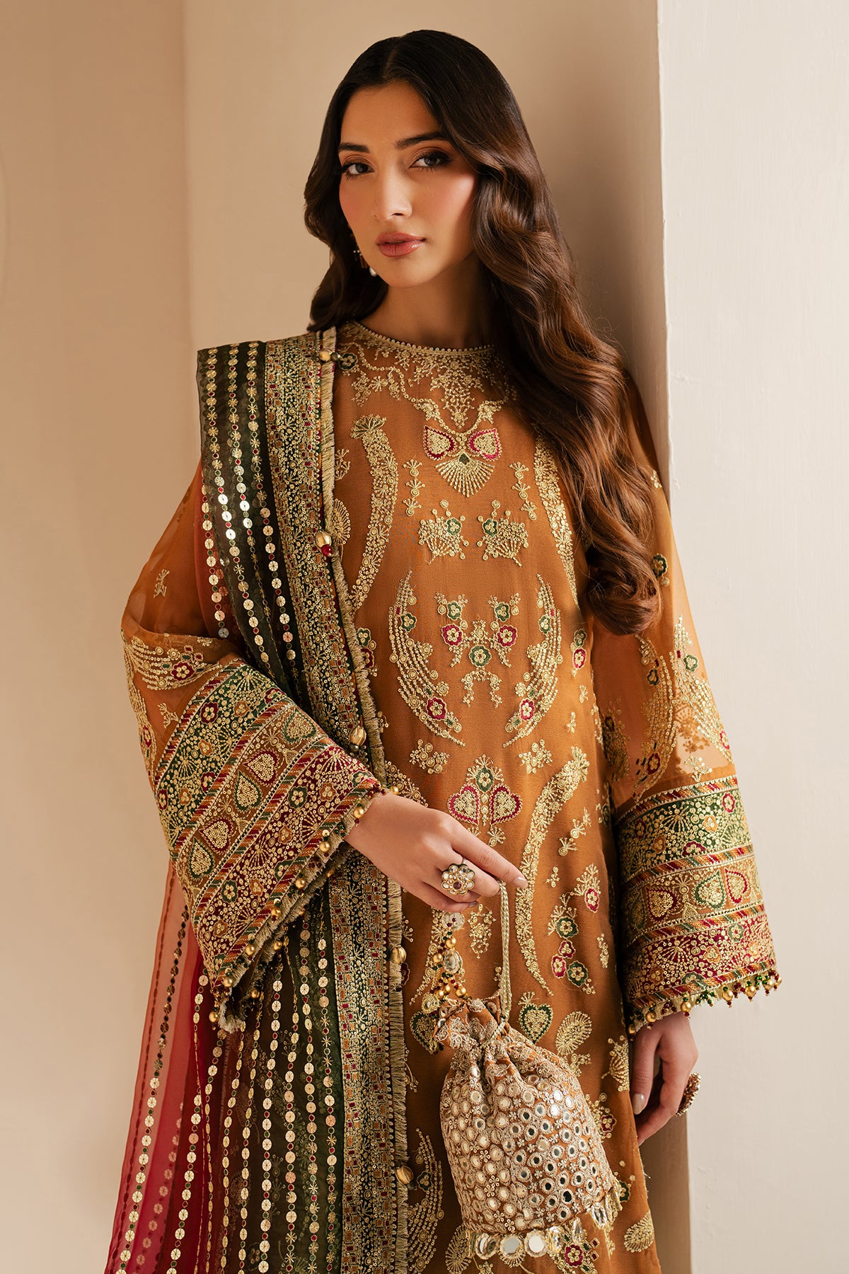 EMBROIDERED CHIFFON WF'25-08