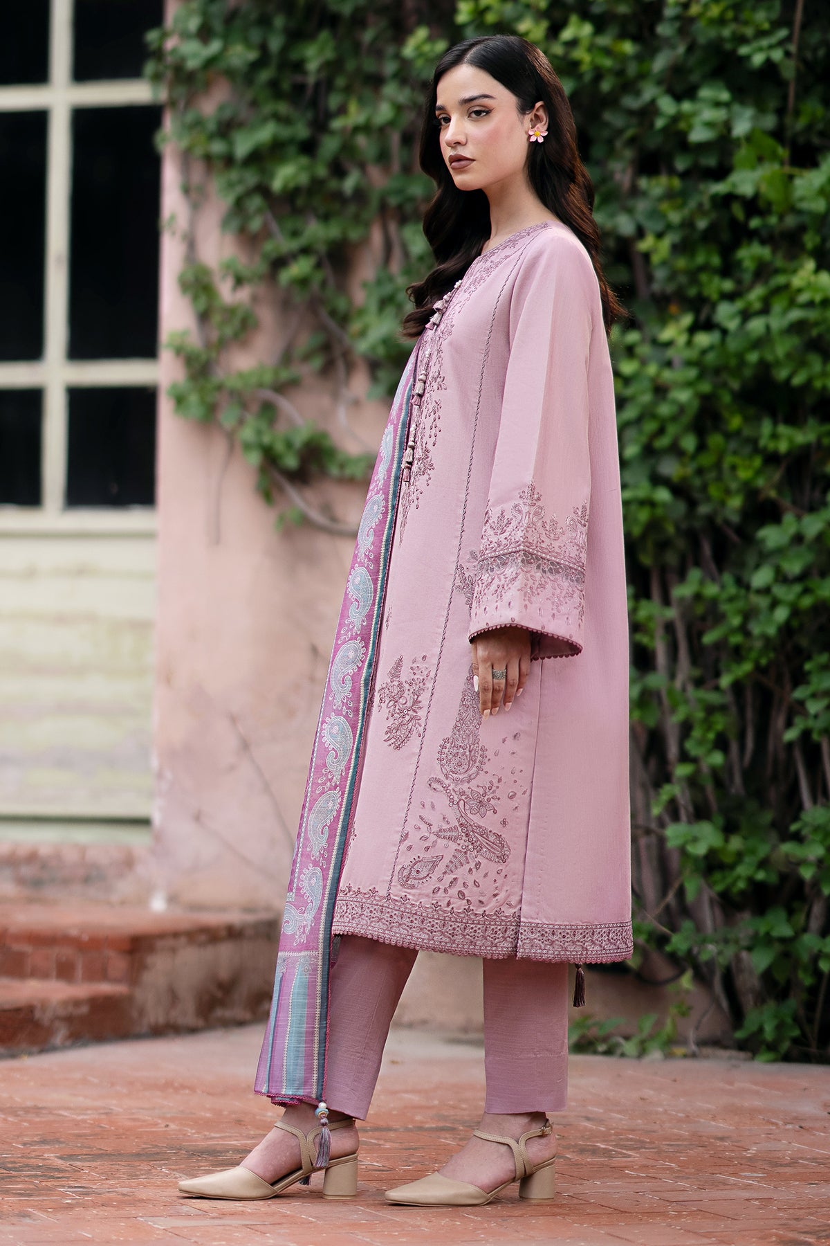 EMBROIDERED KHADDAR UW-0061