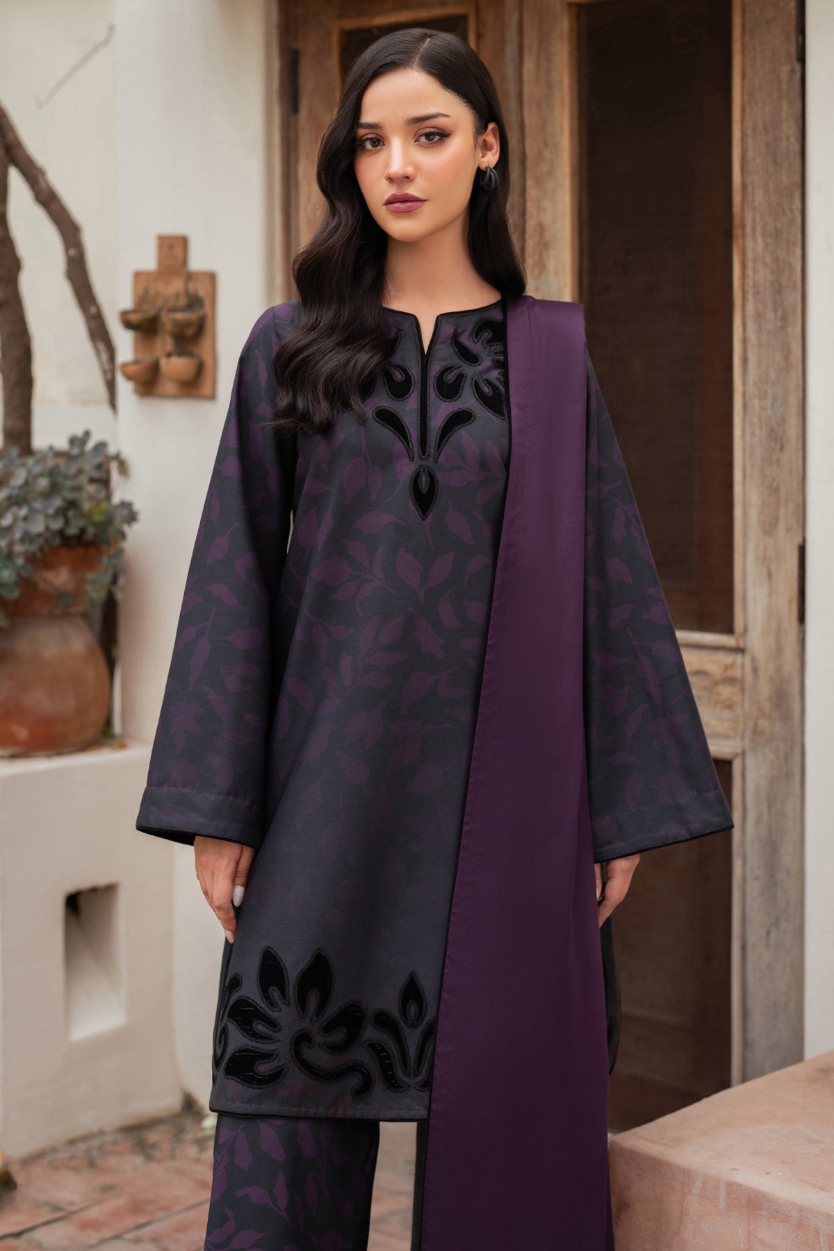 EMBROIDERED PREMIUM VISCOSE UW-0118