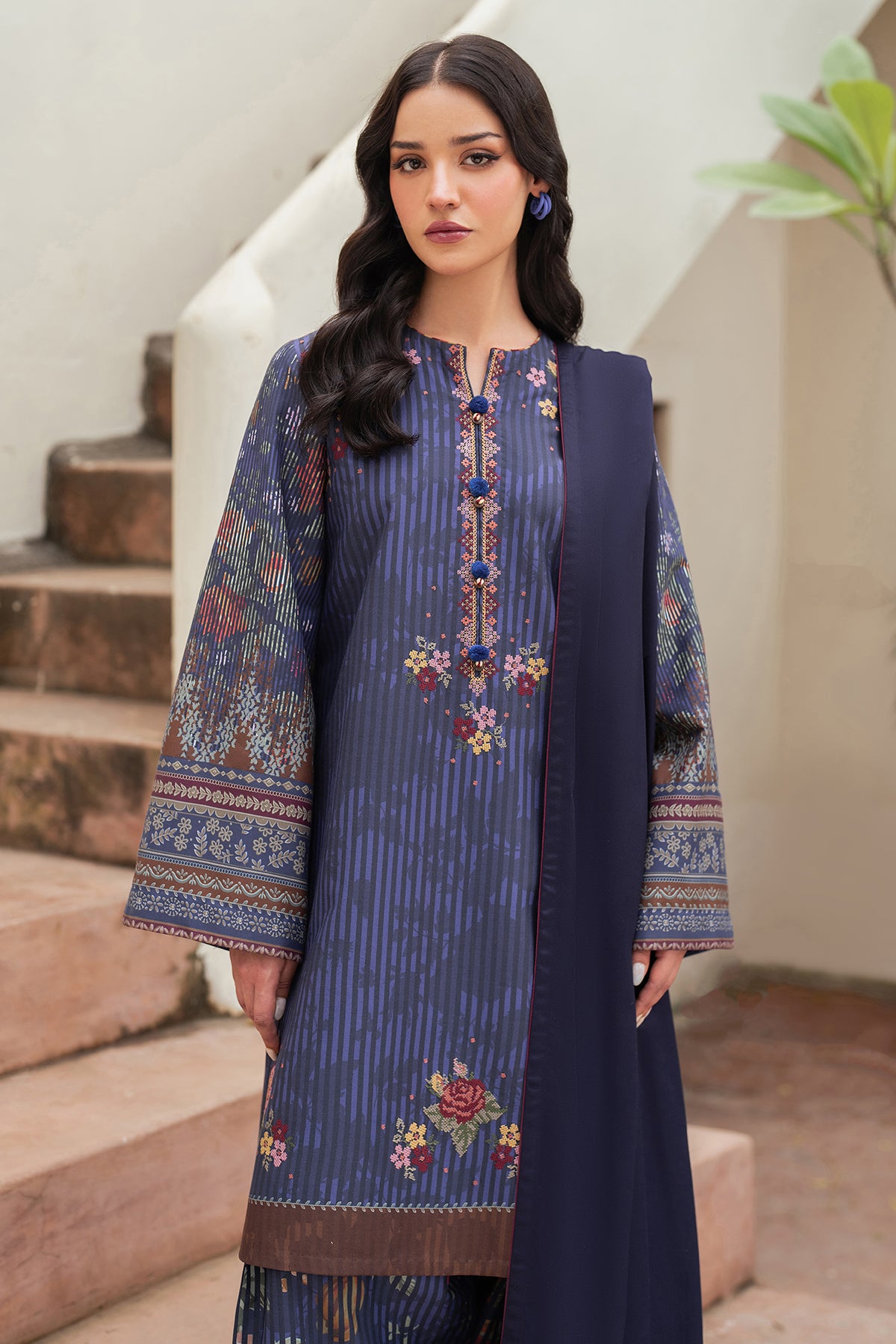 EMBROIDERED PREMIUM VISCOSE UW-0119