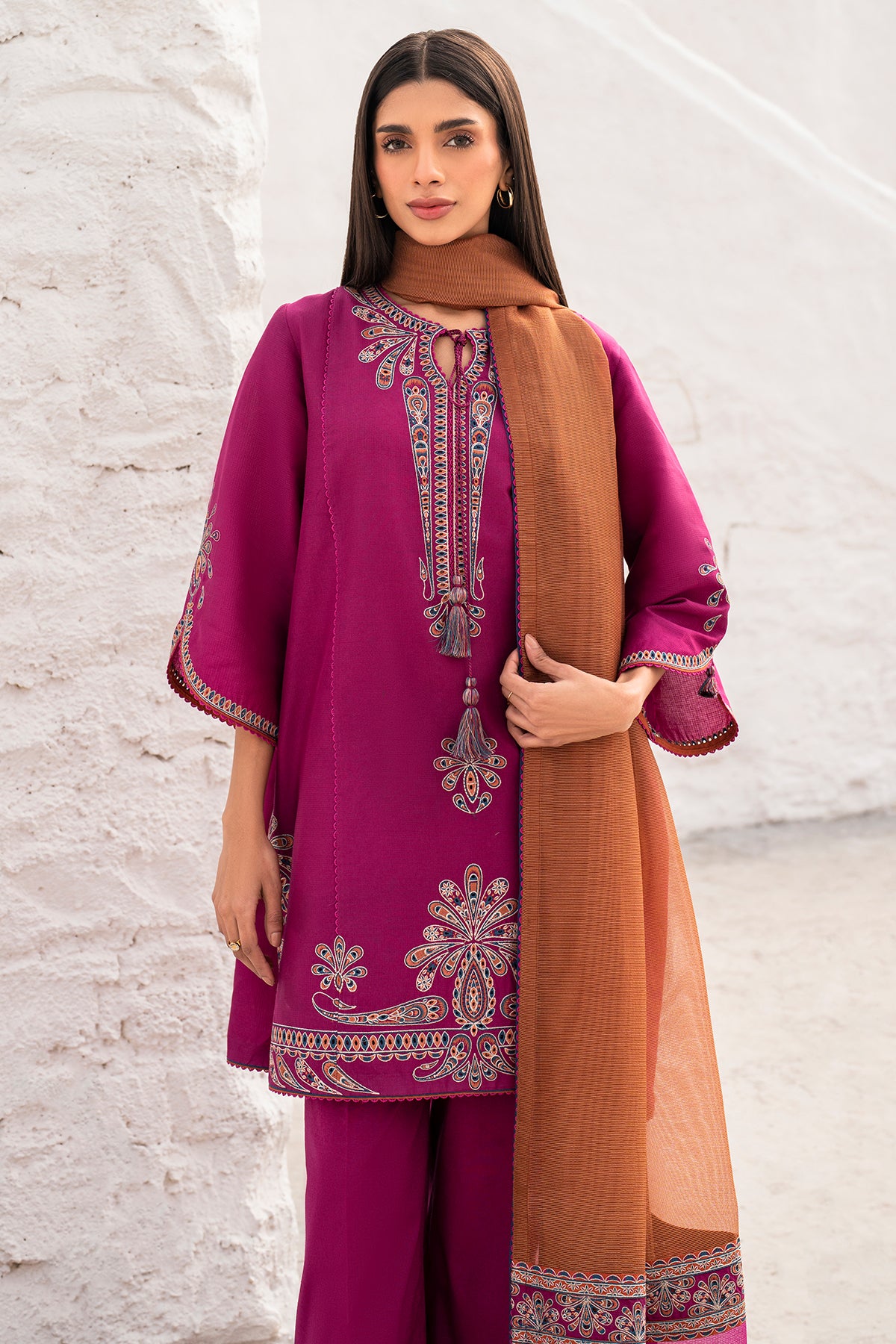 EMBROIDERED DOBBY LAWN USE-9114