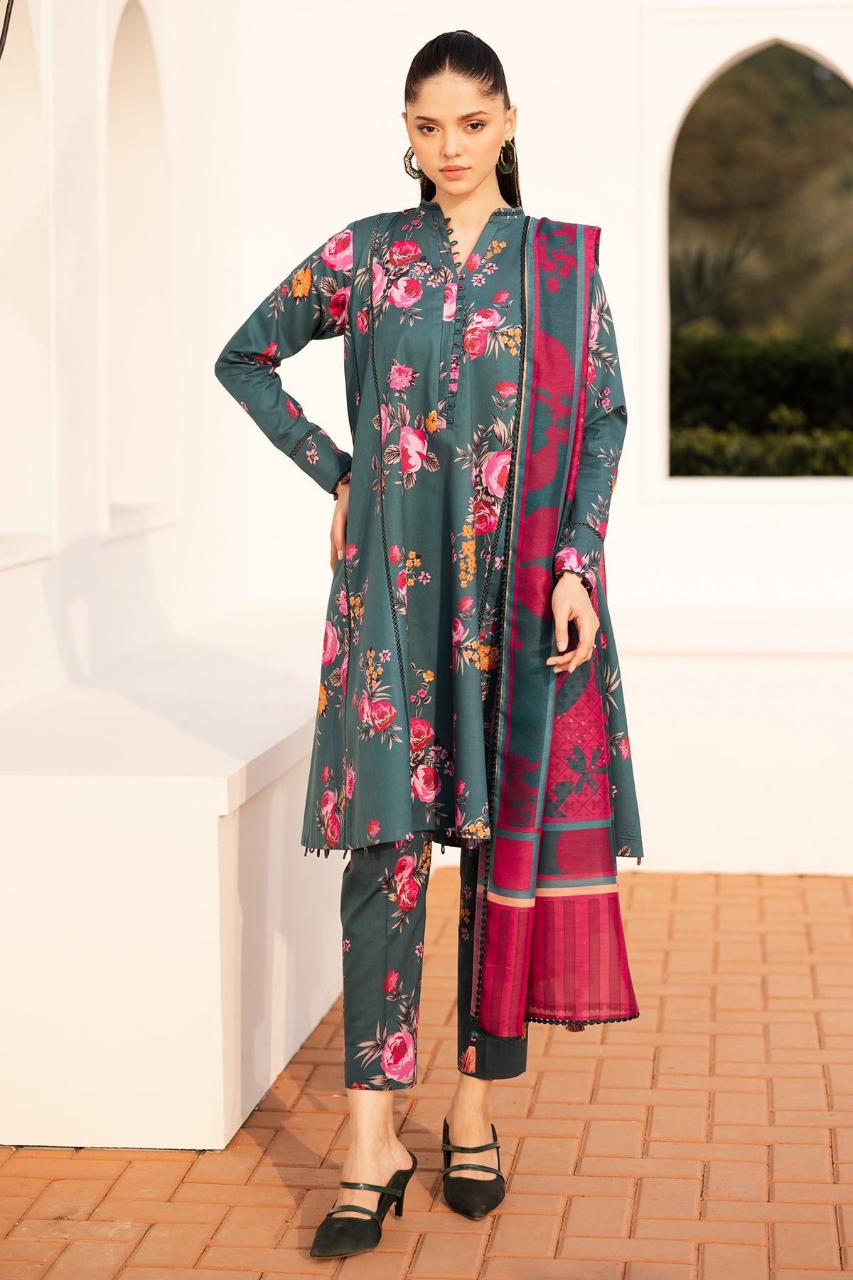 DIGITAL PRINTED LAWN RTW-1186