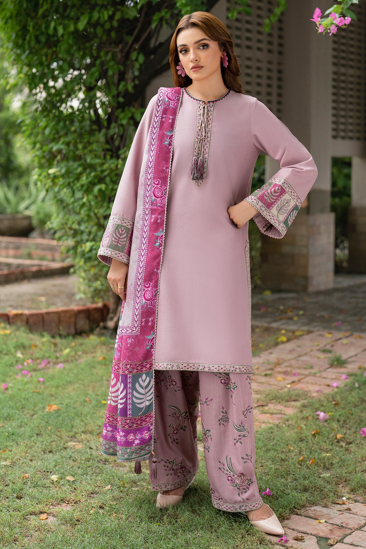 EMBROIDERED KHADDAR UW-0055