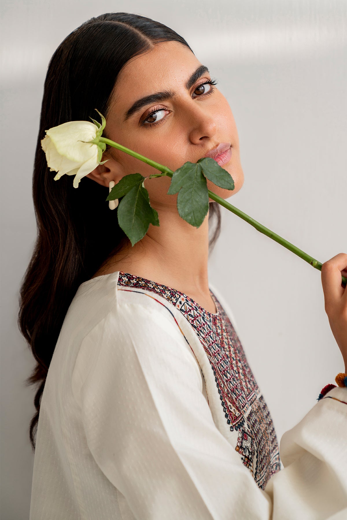 Embroidered Dobby Lawn RTW - 1124