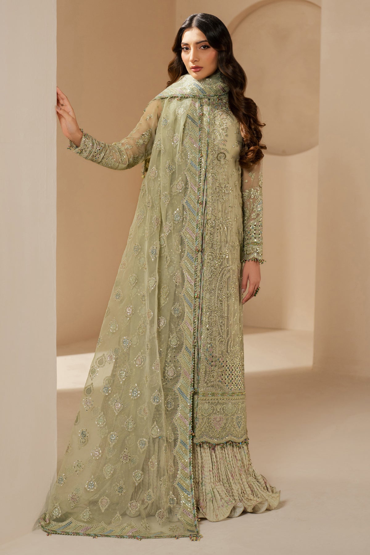 EMBROIDERED CHIFFON WF'25-07