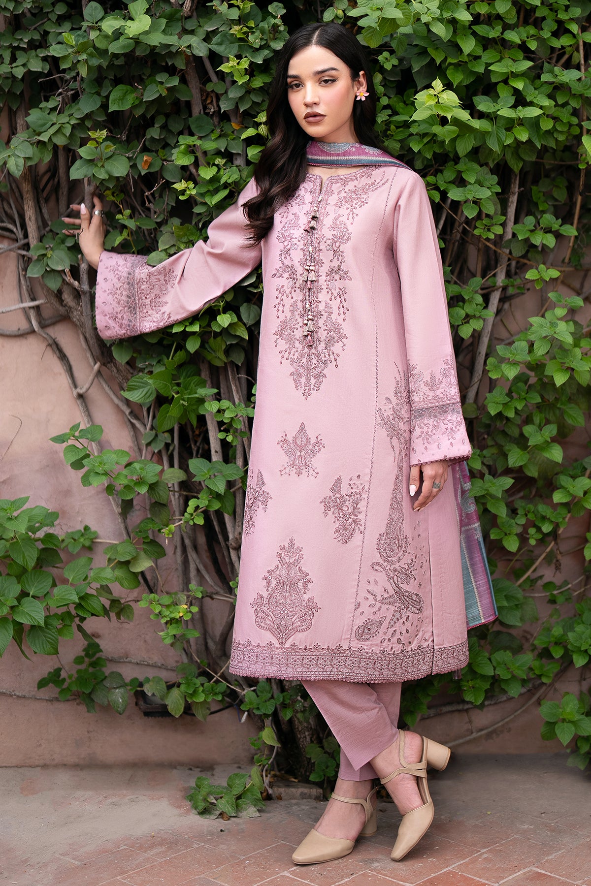 EMBROIDERED KHADDAR UW-0061