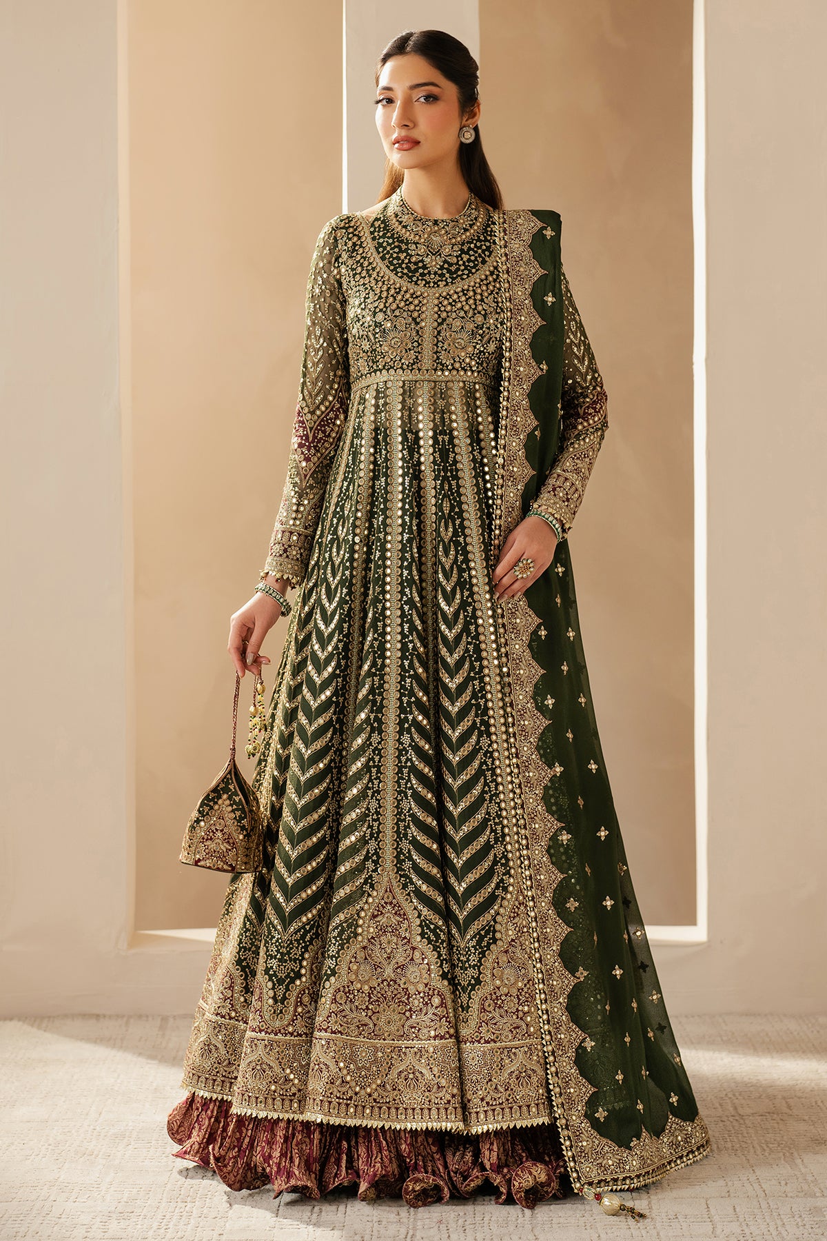 EMBROIDERED CHIFFON WF'25-02