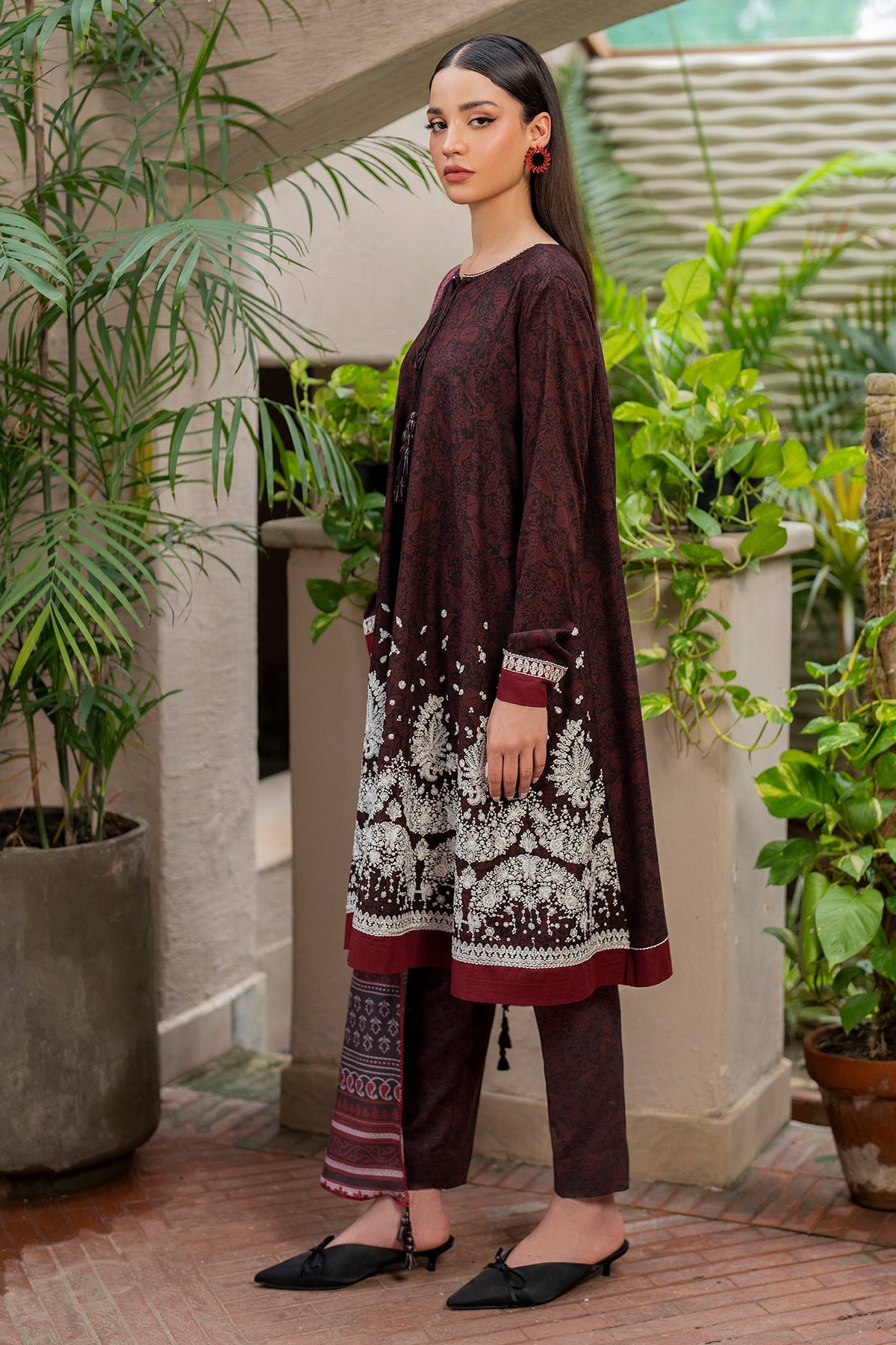 EMBROIDERED VISCOSE RTW-1134