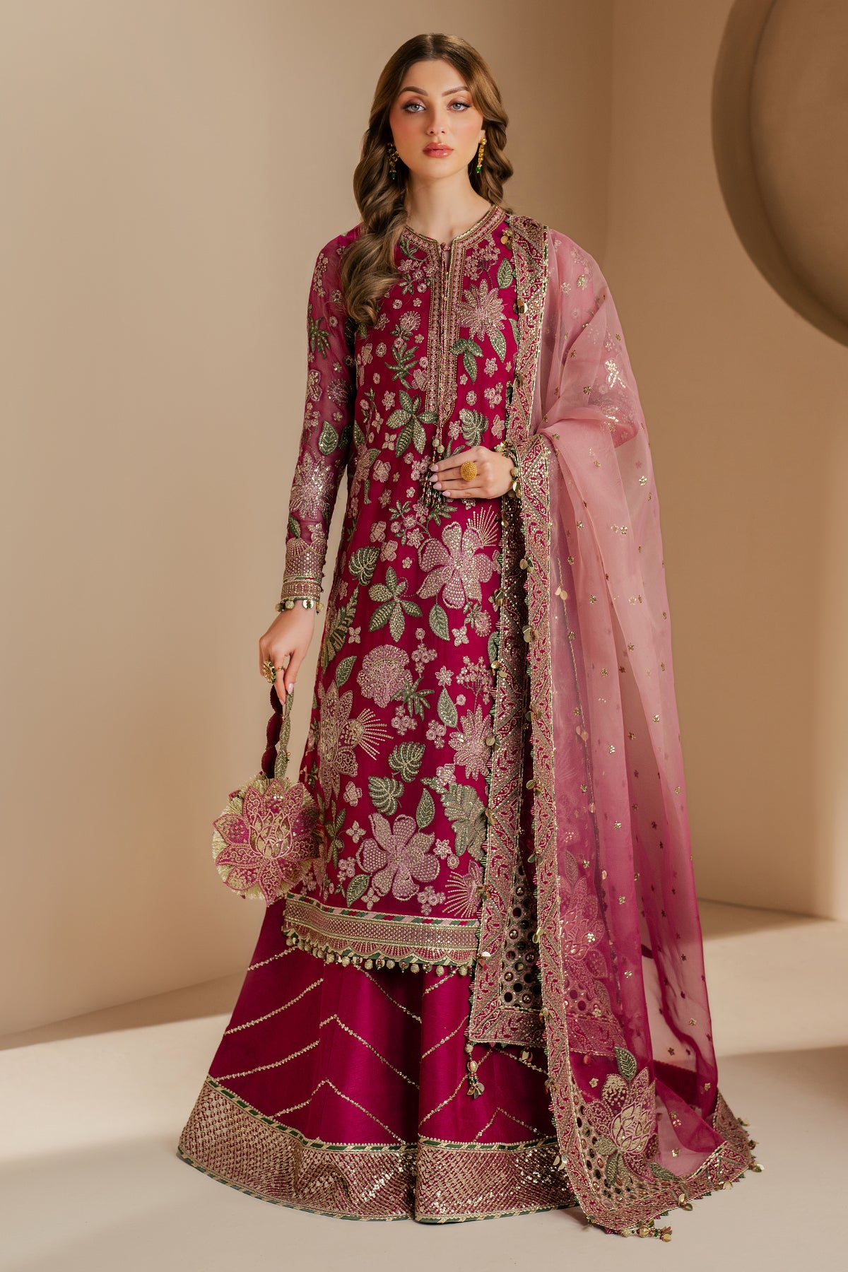 EMBROIDERED CHIFFON WF'25-03