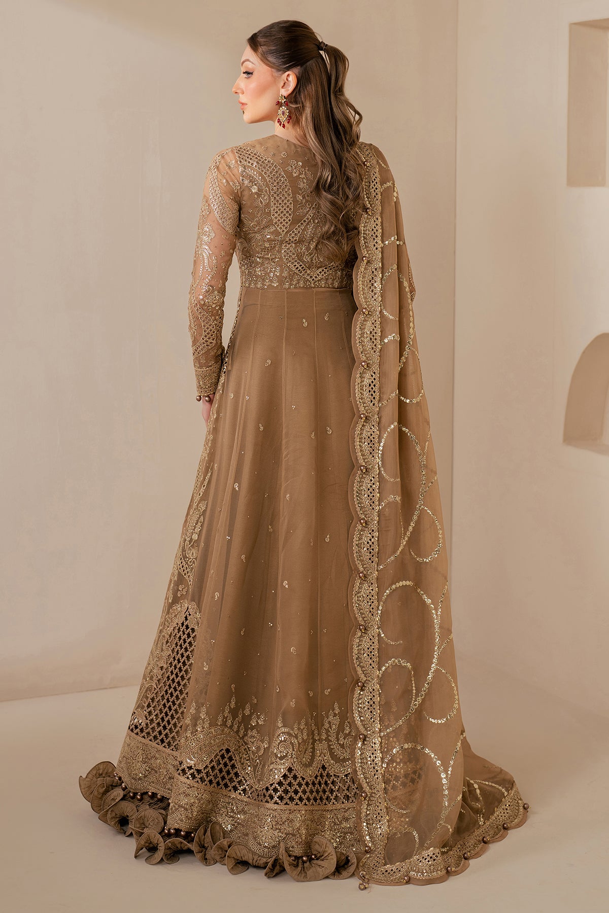 EMBROIDERED CHIFFON WF'25-04