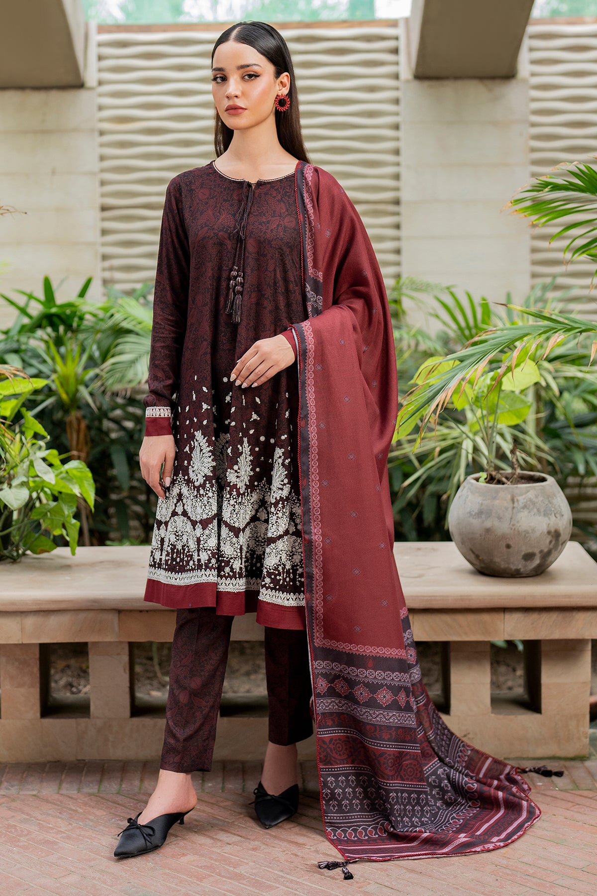 EMBROIDERED VISCOSE RTW-1134