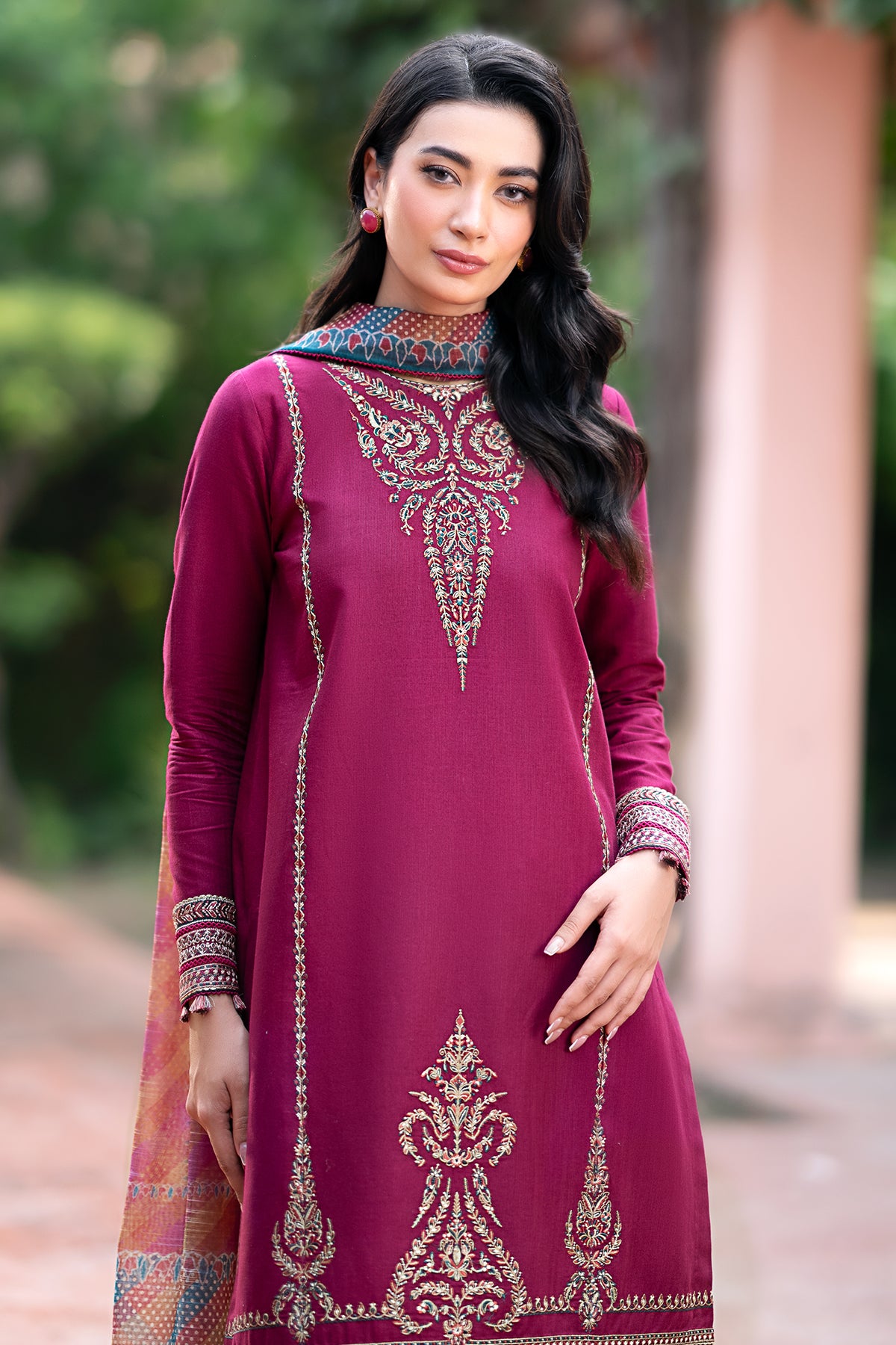 EMBROIDERED KHADDAR UW-0072