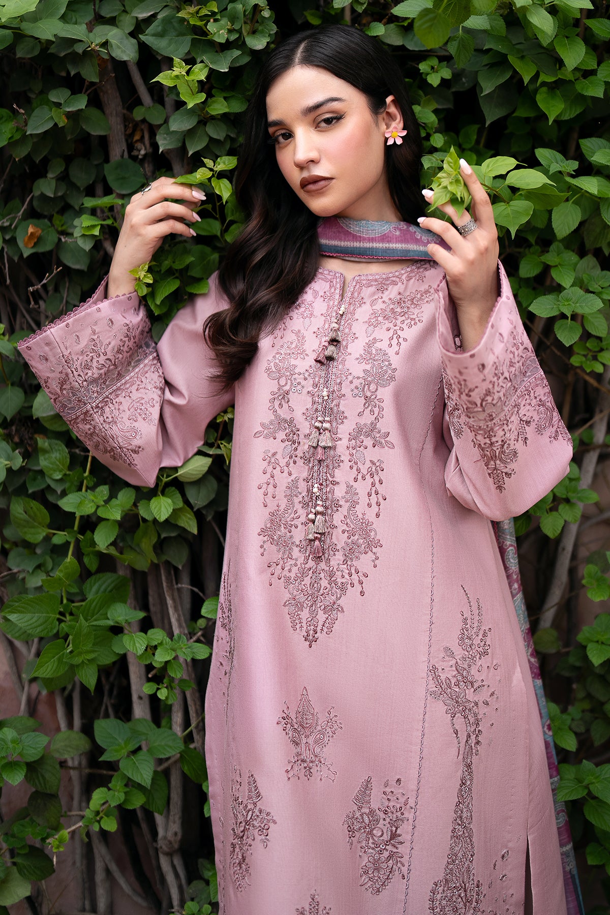 EMBROIDERED KHADDAR UW-0061