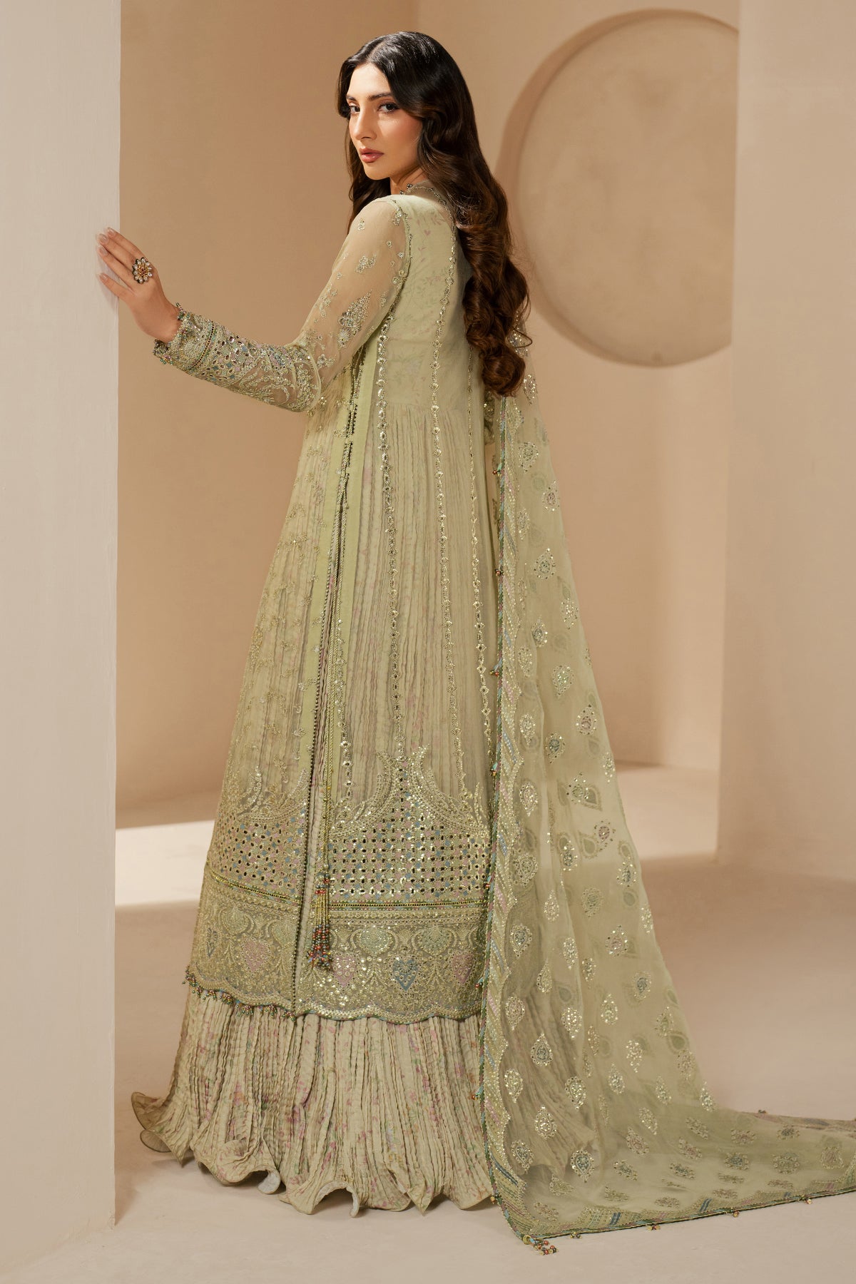 EMBROIDERED CHIFFON WF'25-07