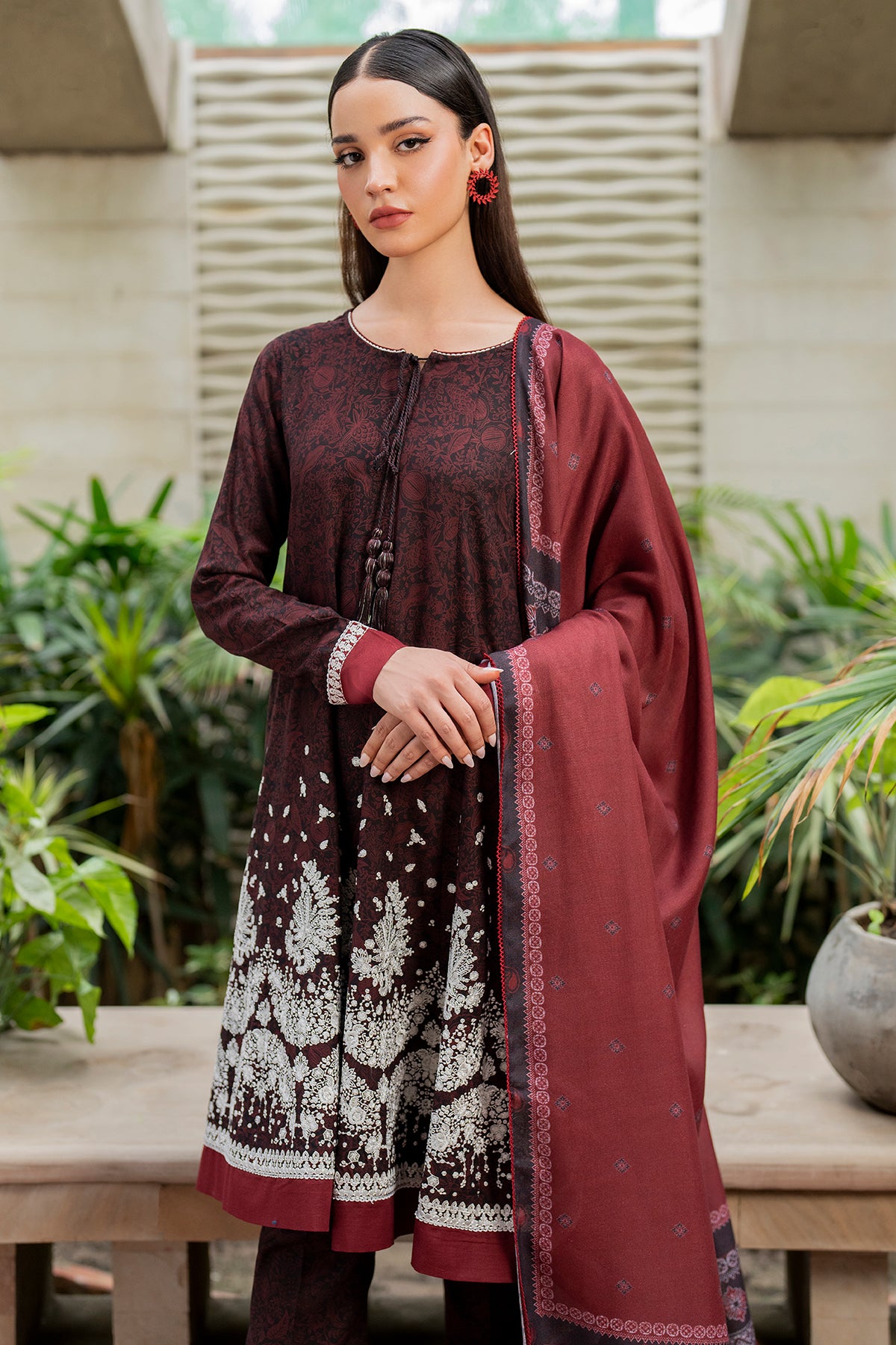 EMBROIDERED VISCOSE RTW-1134