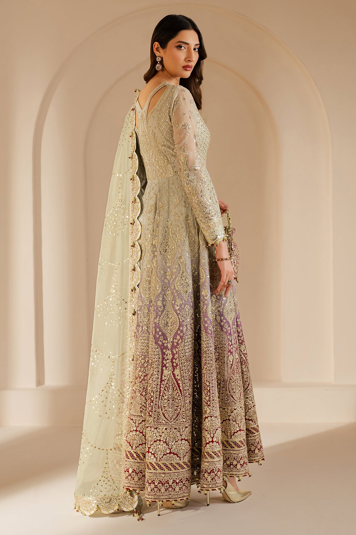 EMBROIDERED CHIFFON WF'25-01