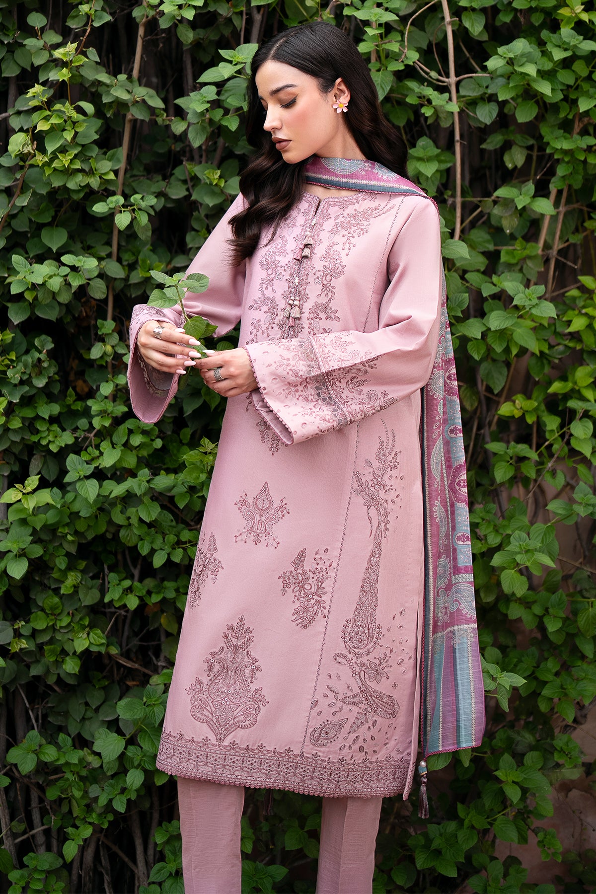 EMBROIDERED KHADDAR UW-0061