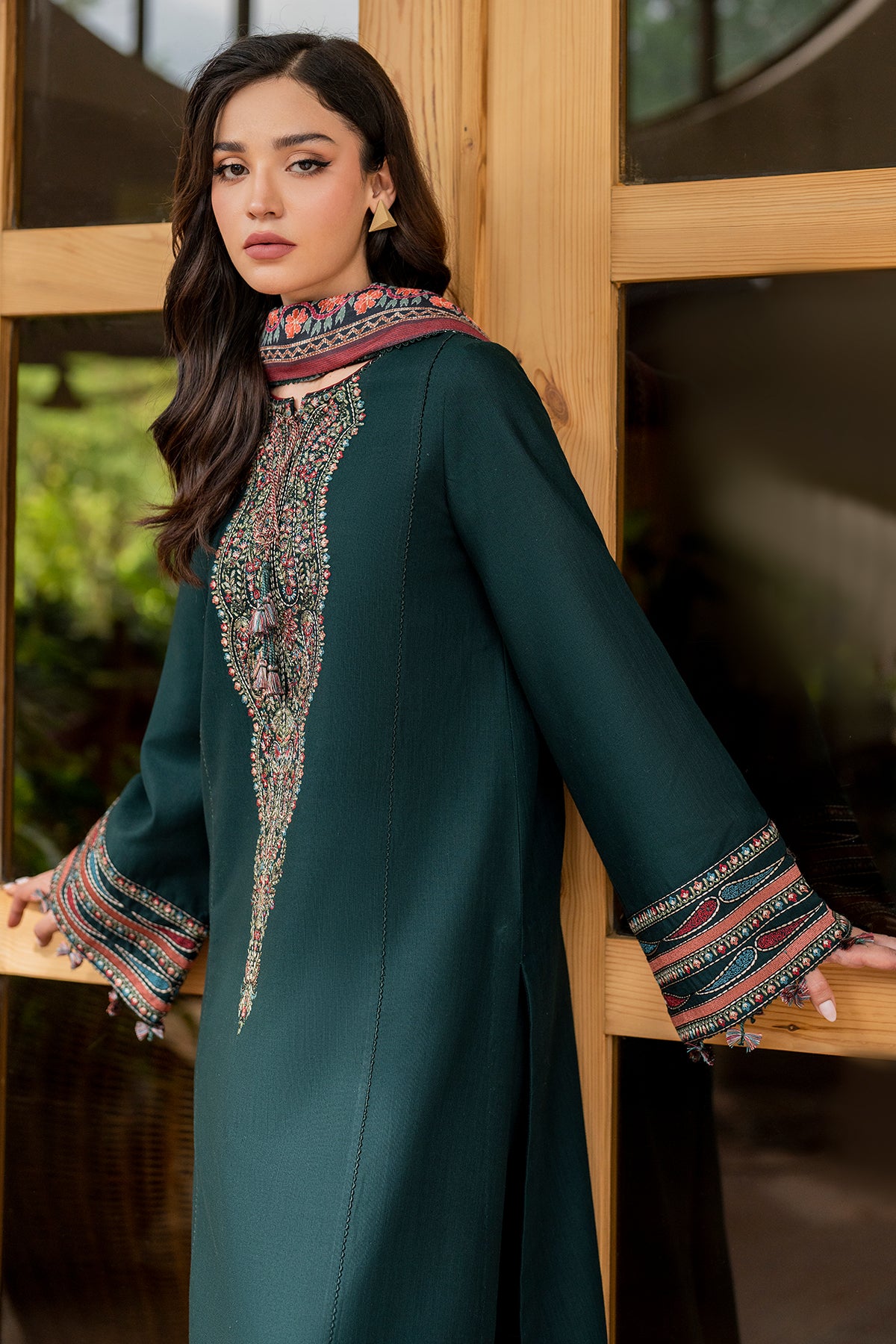 EMBROIDERED KHADDAR RTW-1131