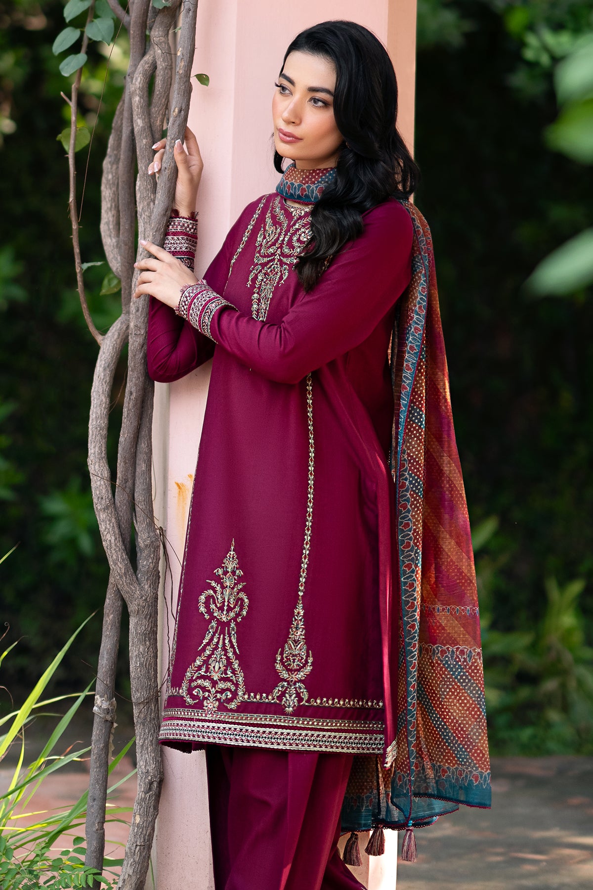 EMBROIDERED KHADDAR UW-0072