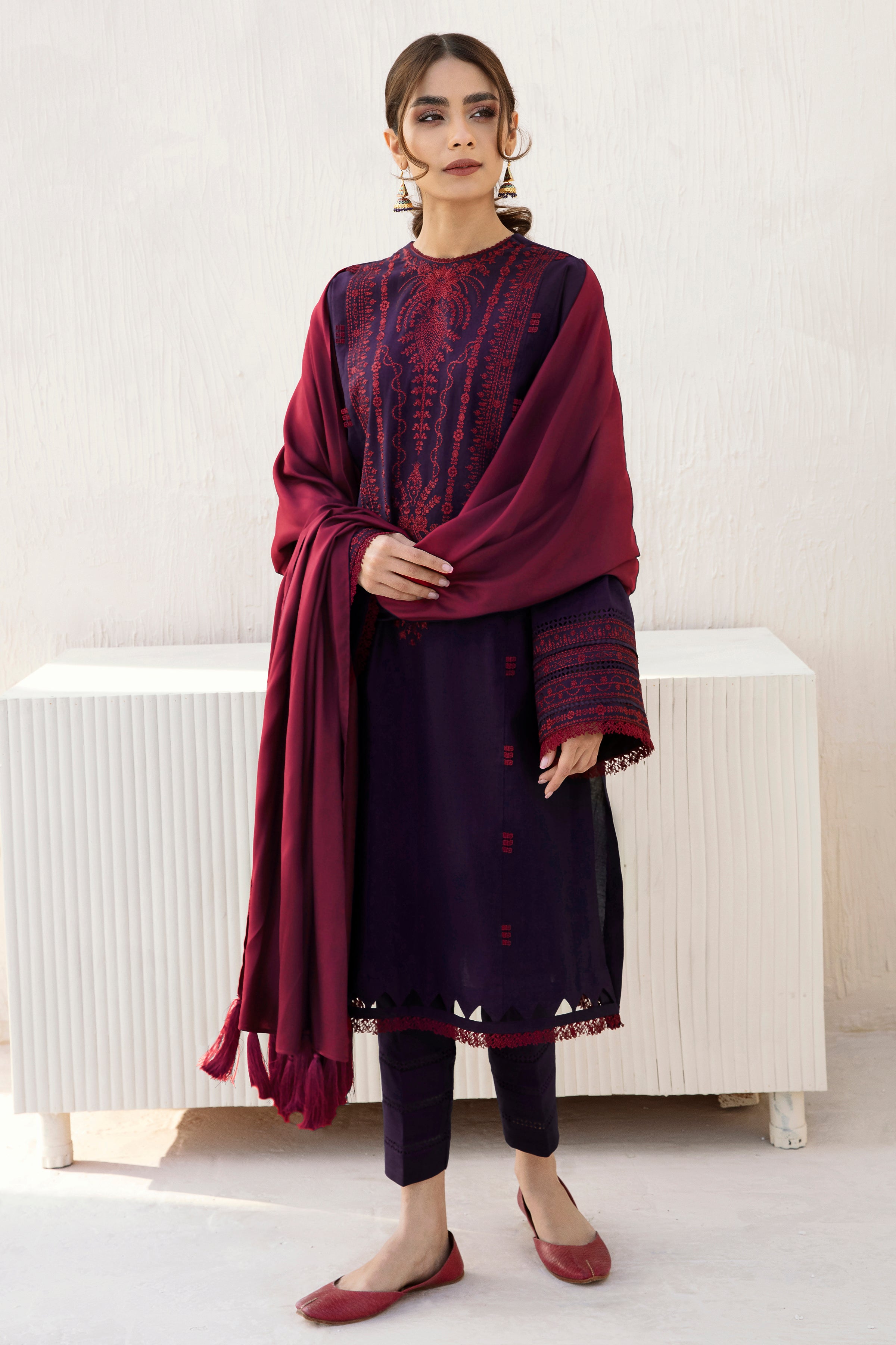 EMBROIDERED KHADDAR UW-0246