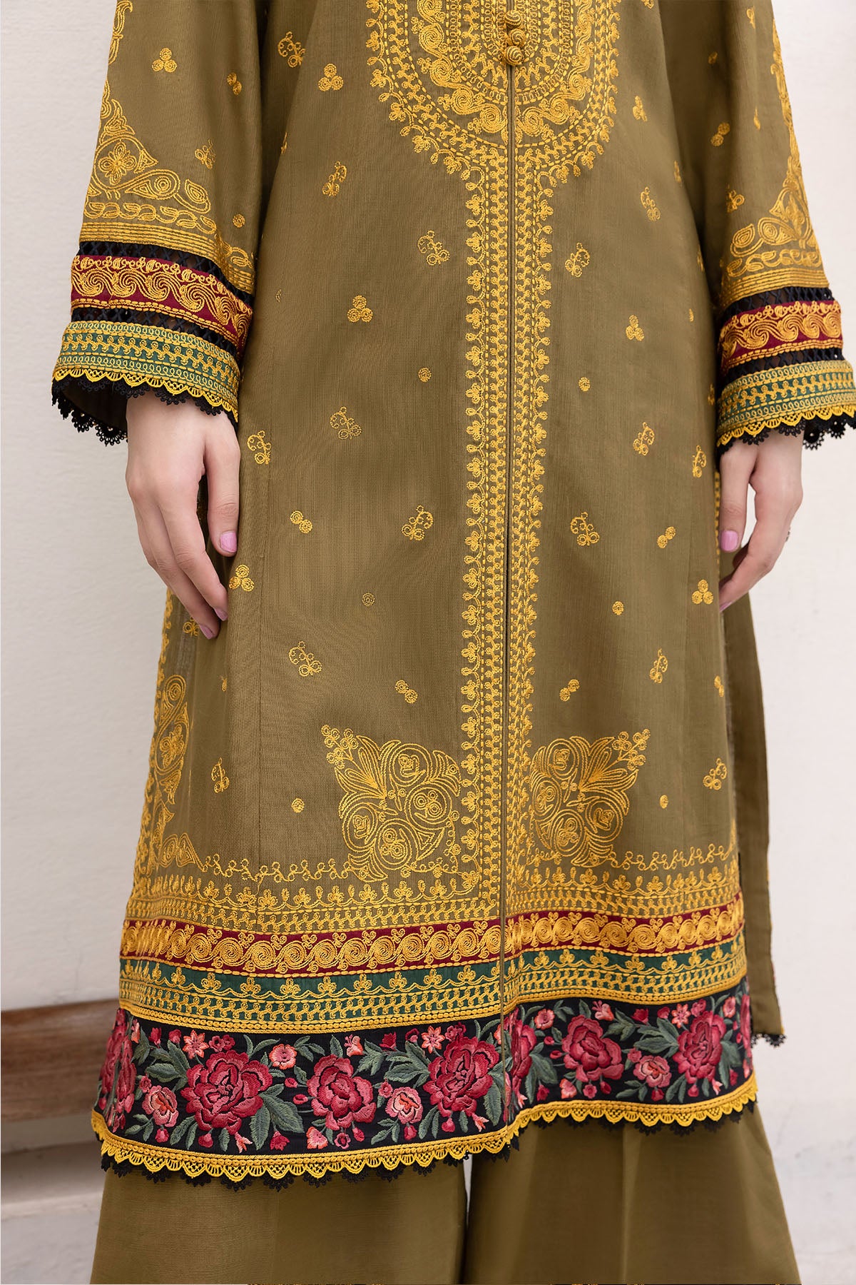 Embroidered Khaddar UWE-0004