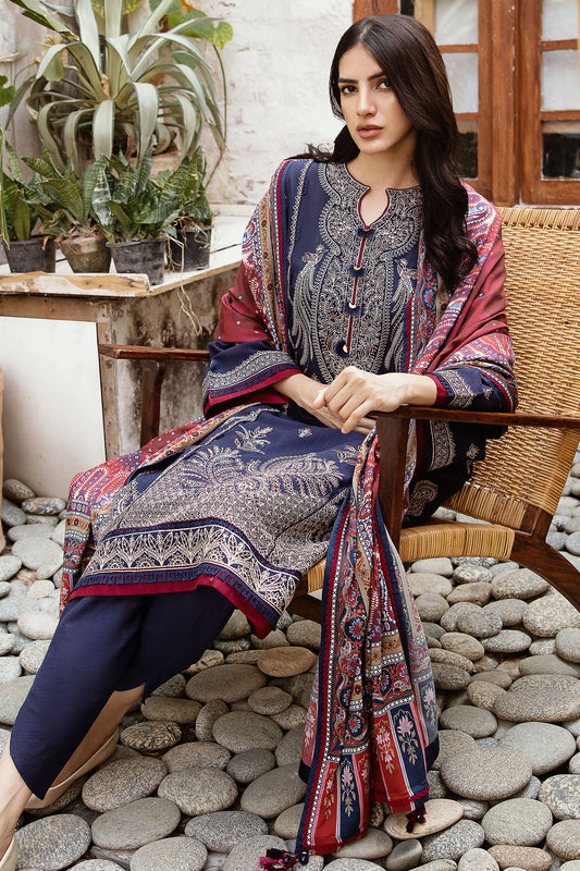 Winter Dress Collection 2024  Unstitched Winter Clothes – Jazmin