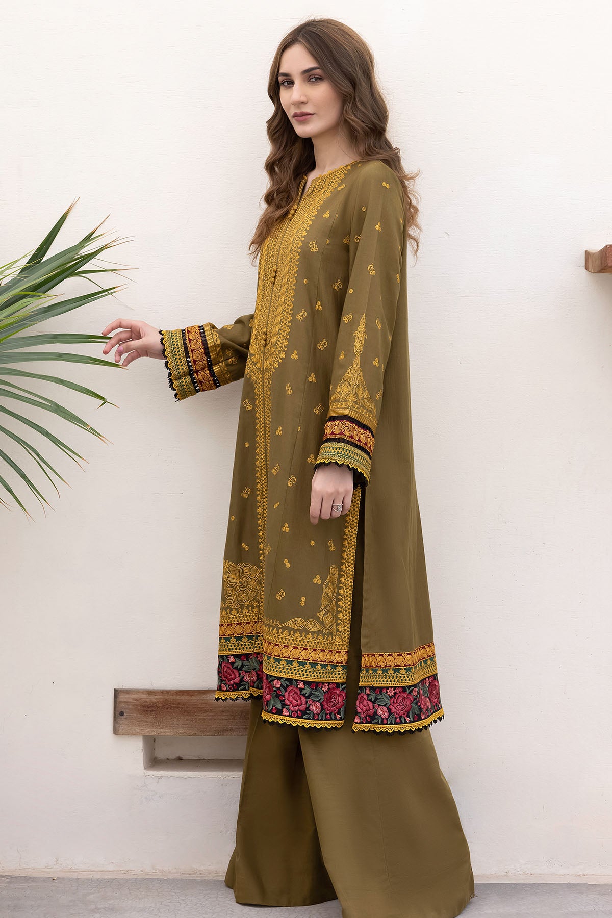 Embroidered Khaddar UWE-0004
