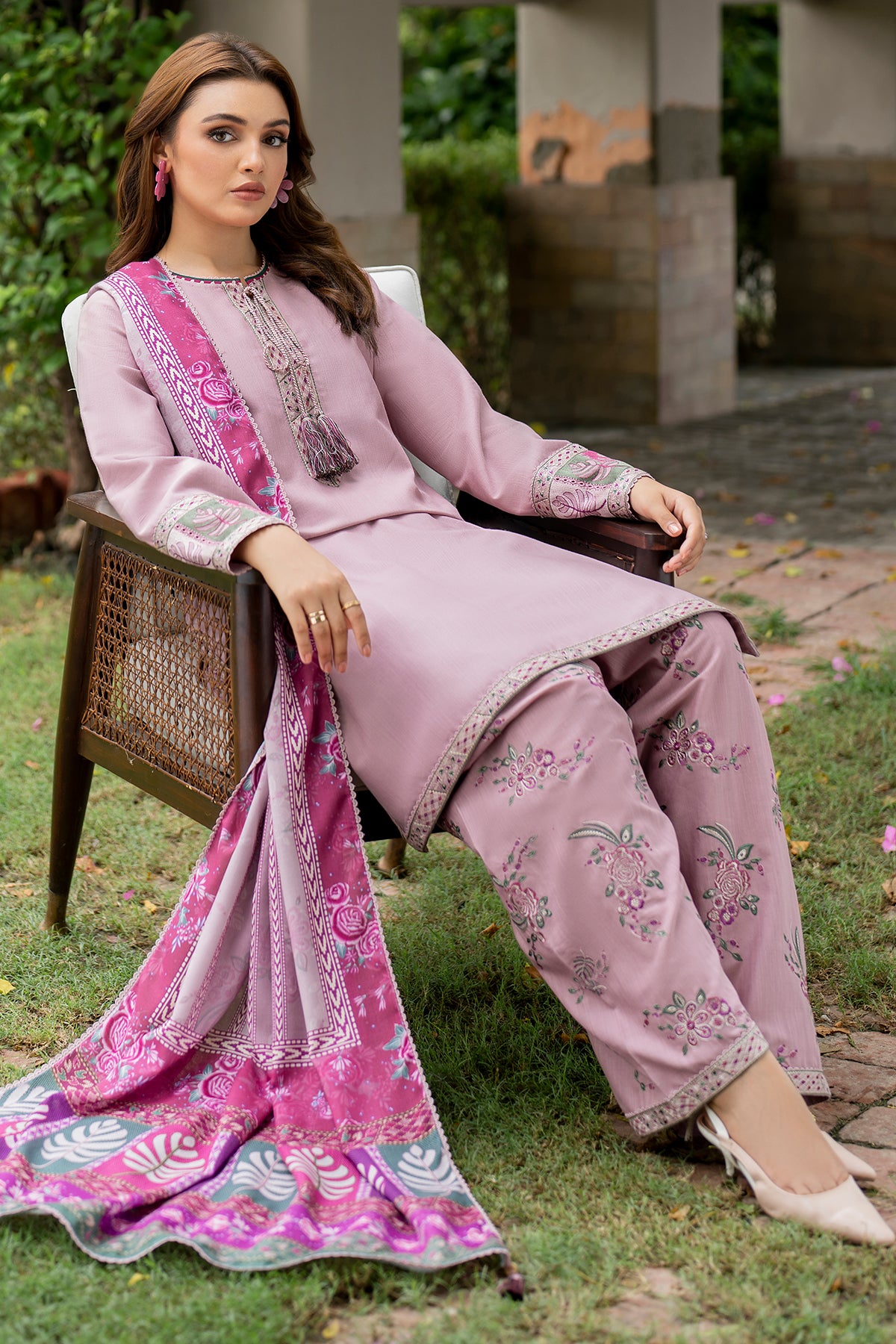 EMBROIDERED KHADDAR UW-0055