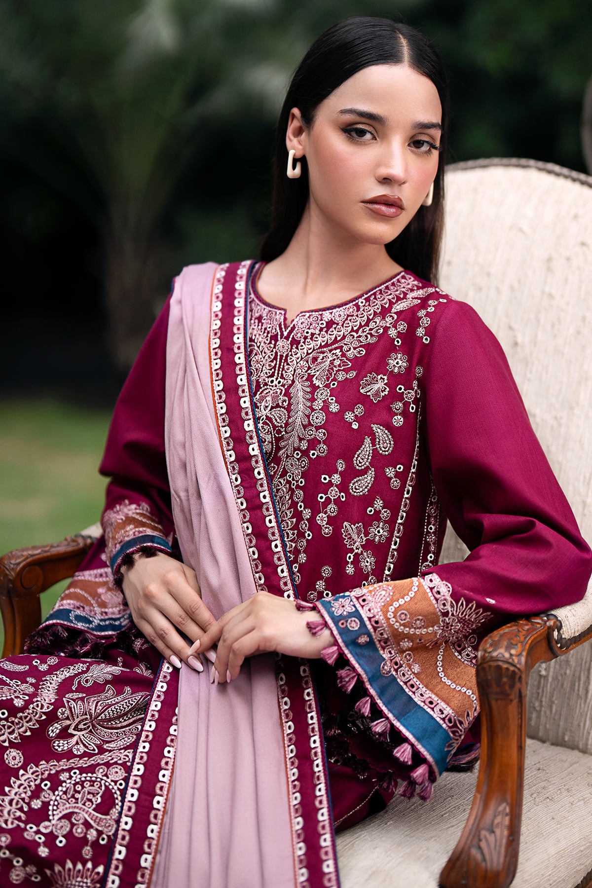 EMBROIDERED KHADDAR UW-0067