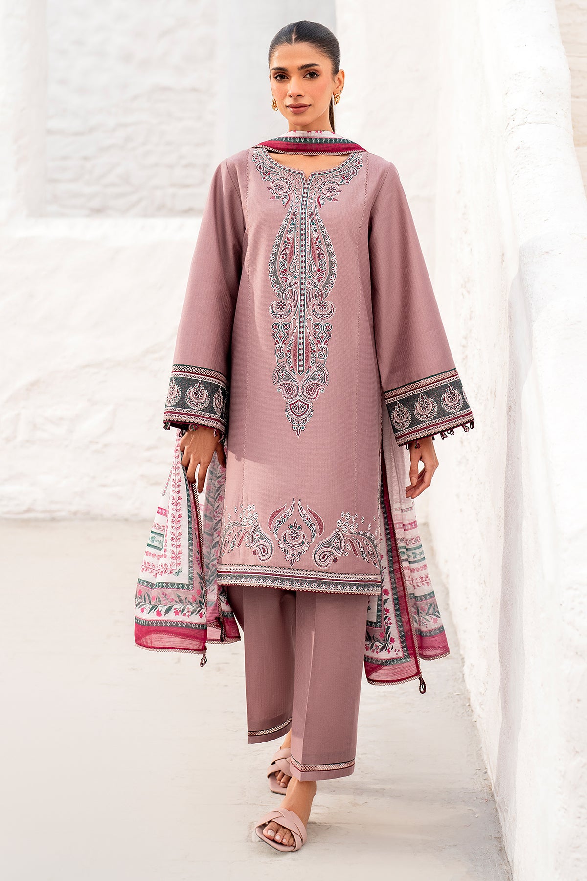 EMBROIDERED DOBBY LAWN USE-9135