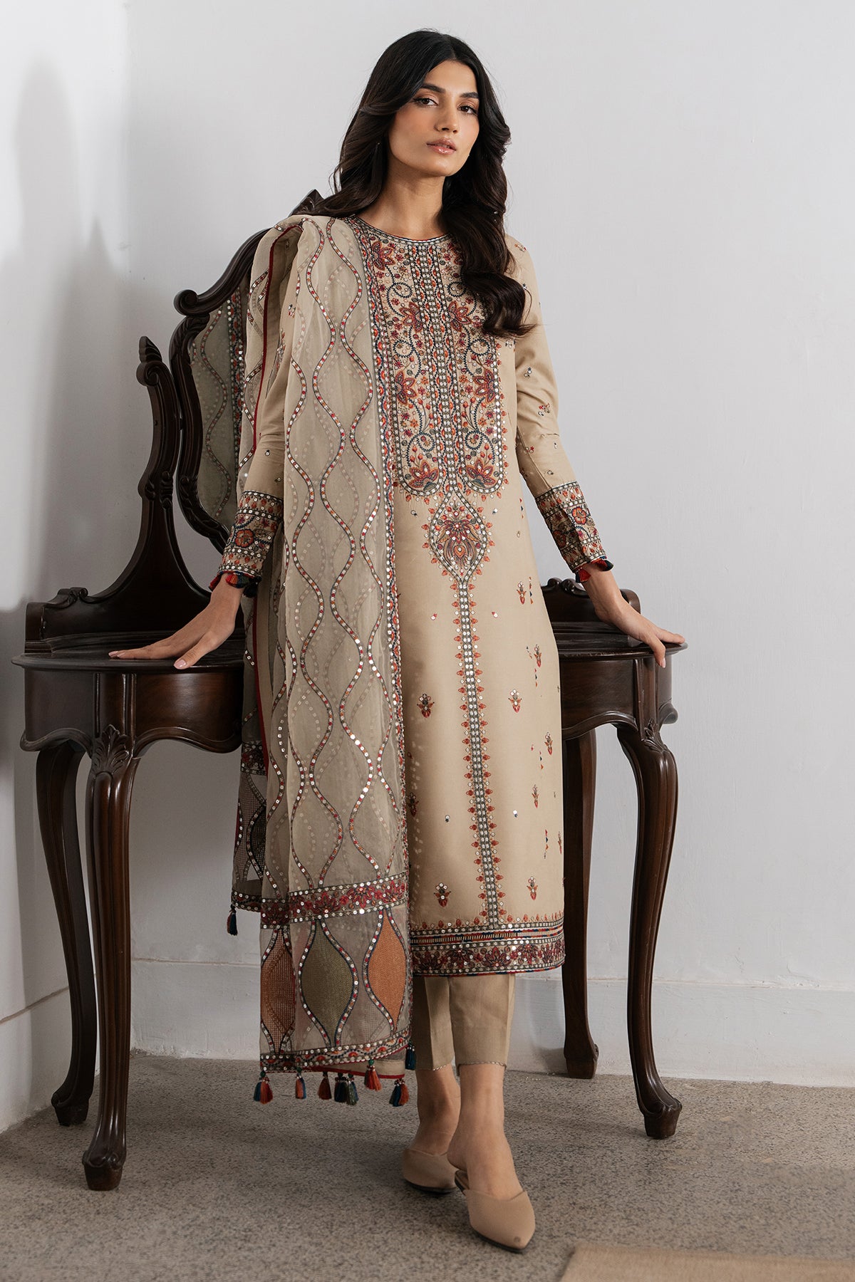 EMBROIDERED LAWN RTW-1183