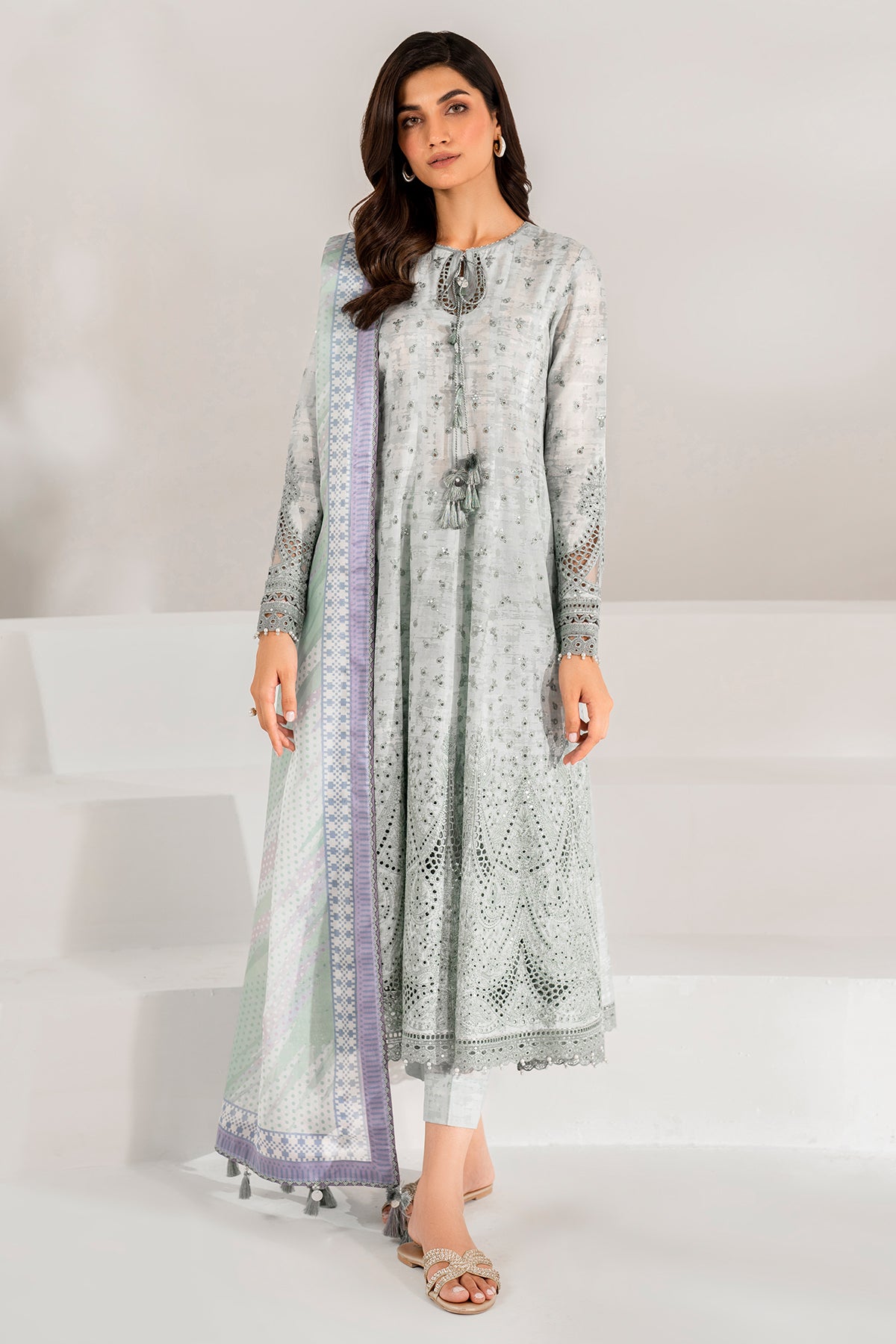 EMBROIDERED LAWN RTW-1187