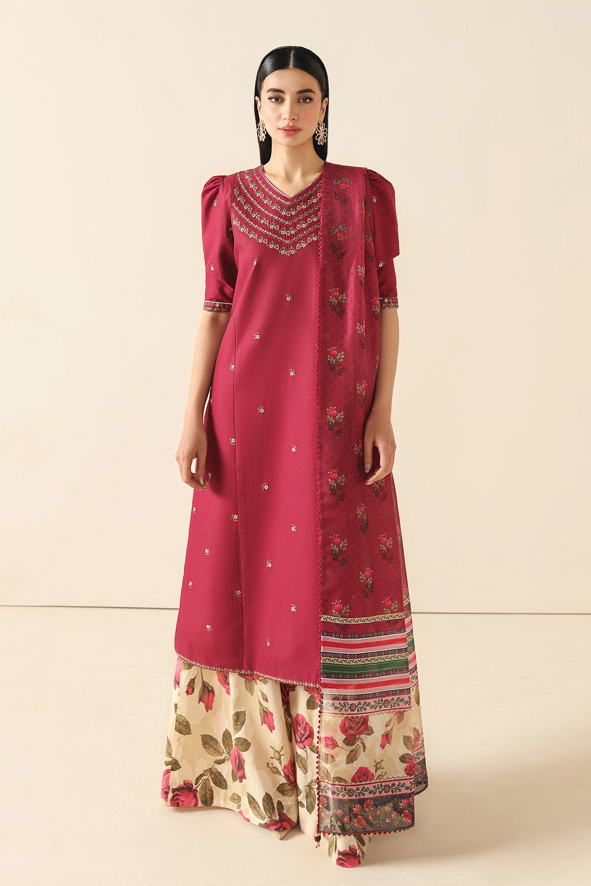 EMBROIDERED LAWN USE-9275