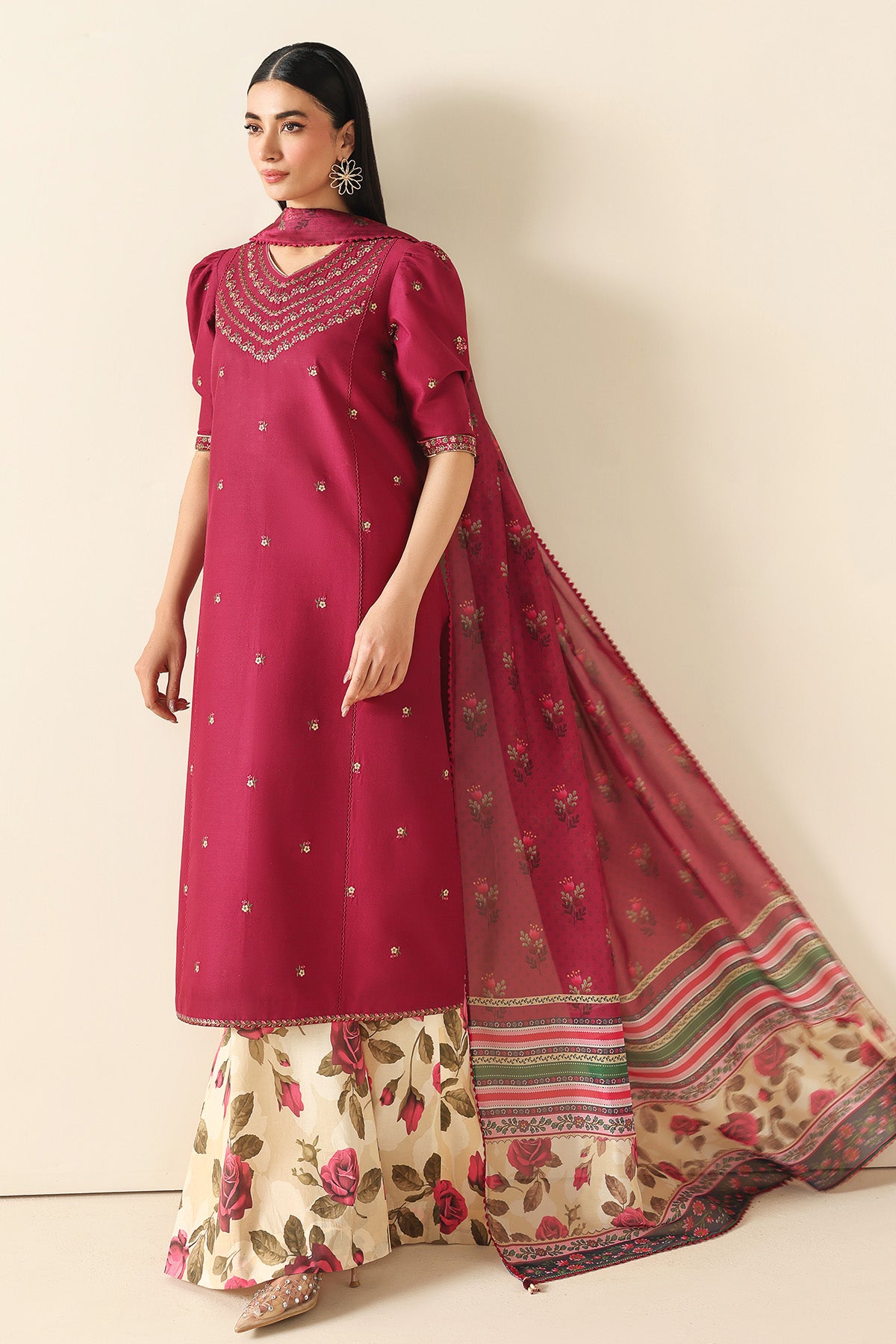 EMBROIDERED LAWN USE-9275