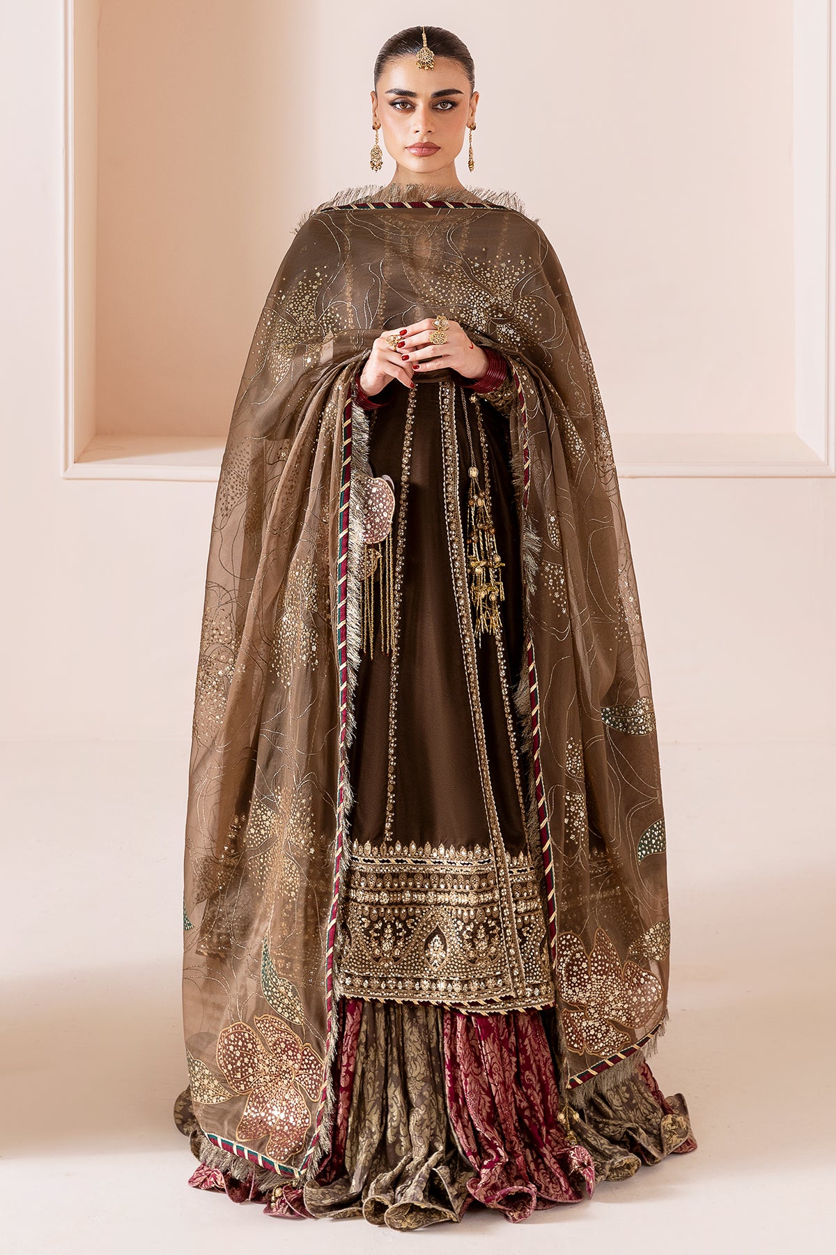 Embroidered Velvet Formal CVF D-04