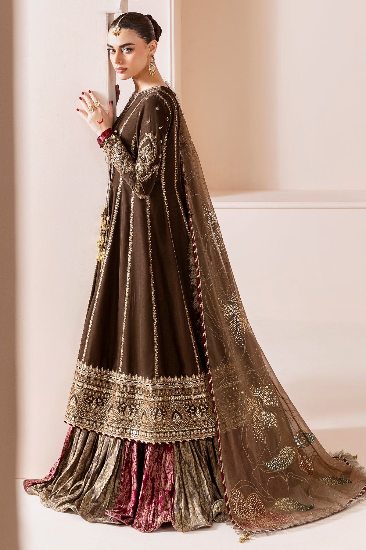 Embroidered Velvet Formal CVF D-04