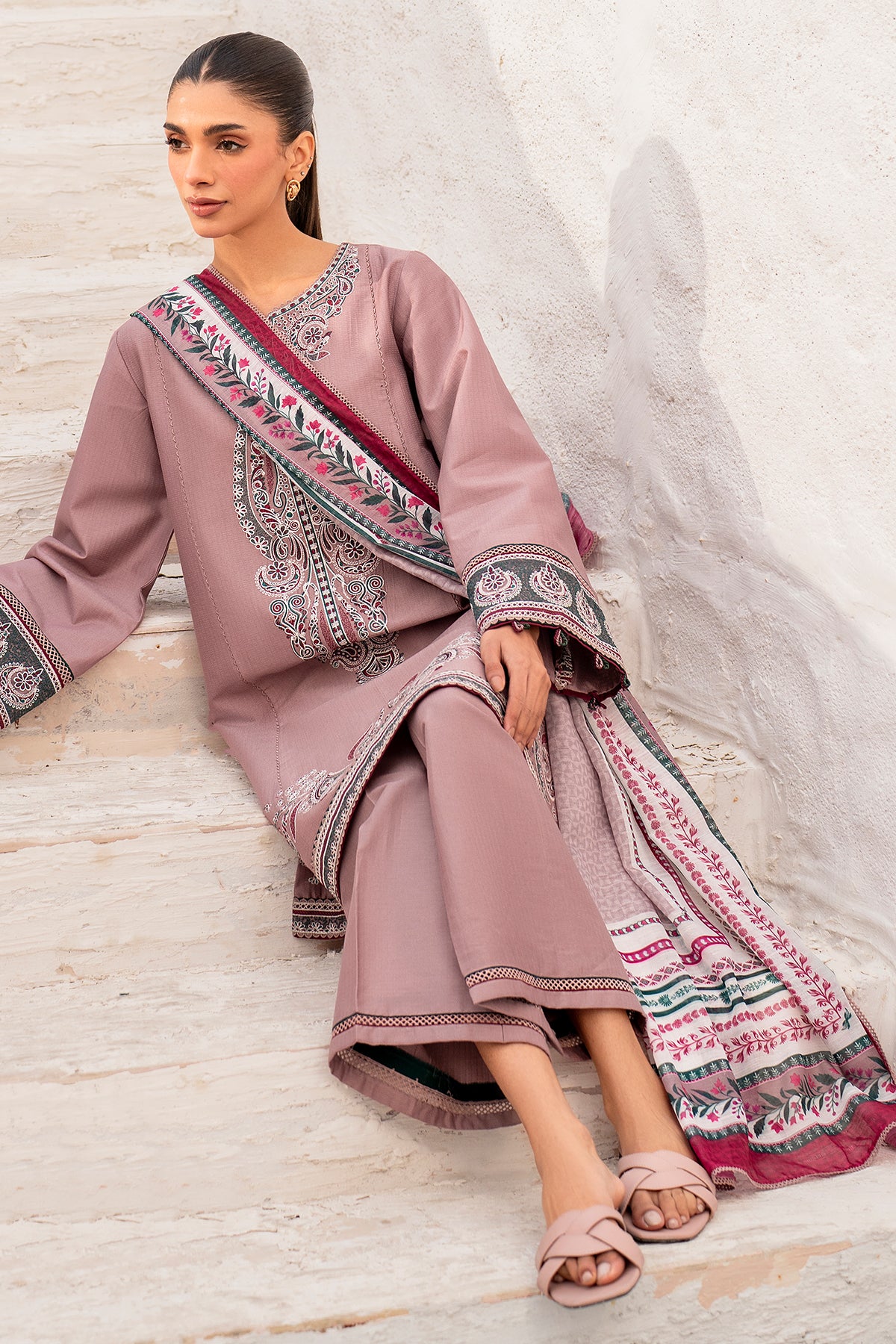 EMBROIDERED DOBBY LAWN USE-9135