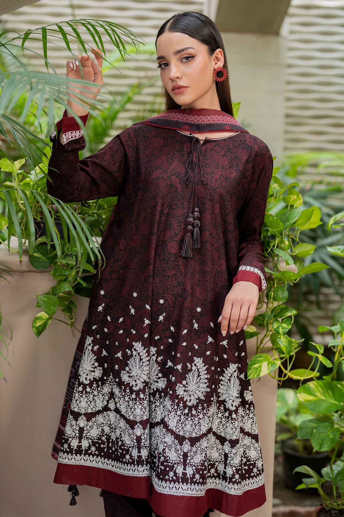 EMBROIDERED VISCOSE RTW-1134