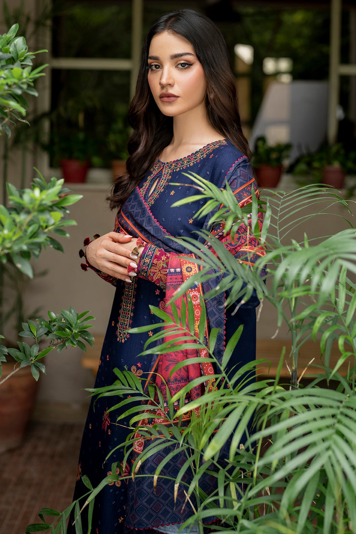 EMBROIDERED KHADDAR UW-0051